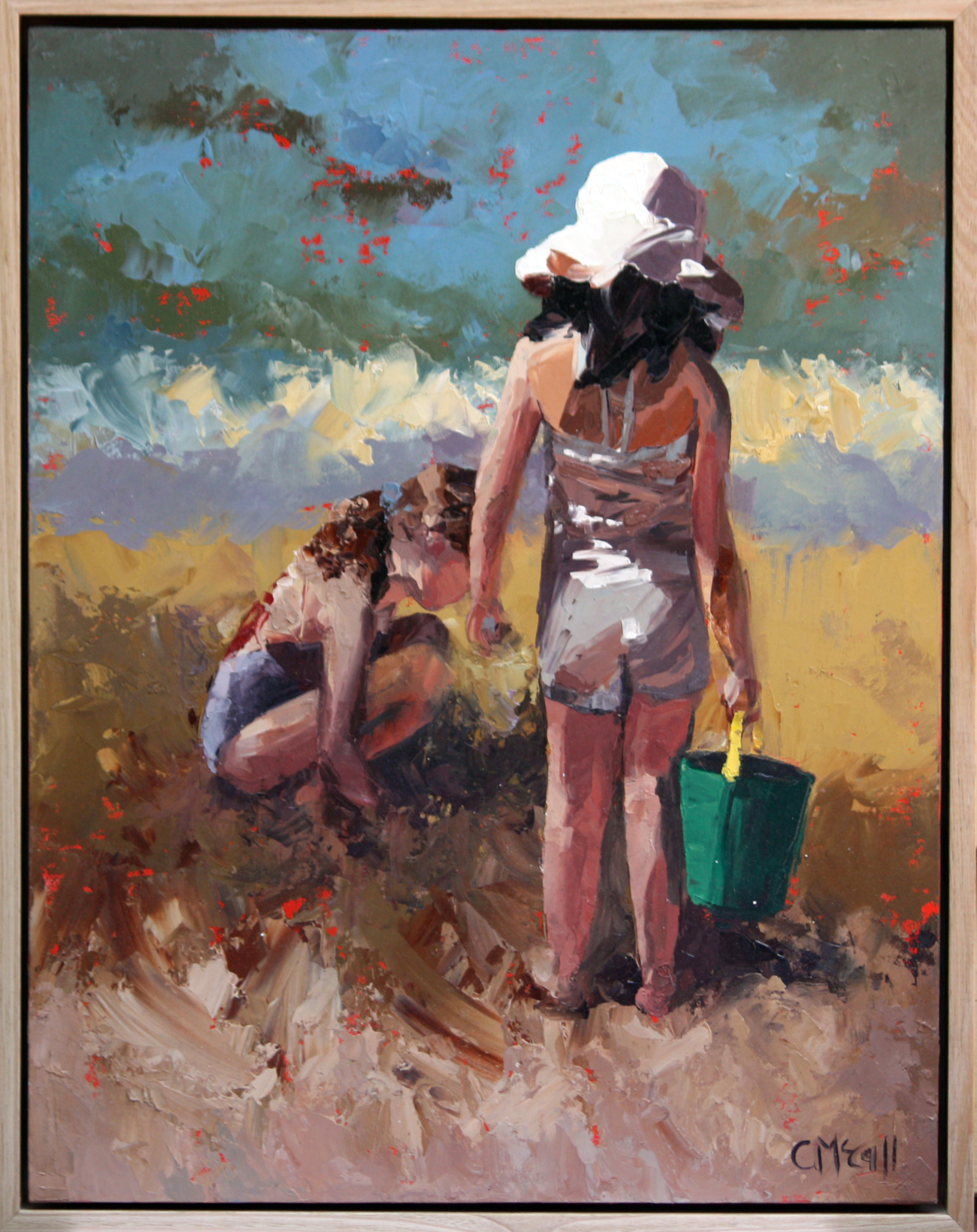 Sandcastles Xi Framed