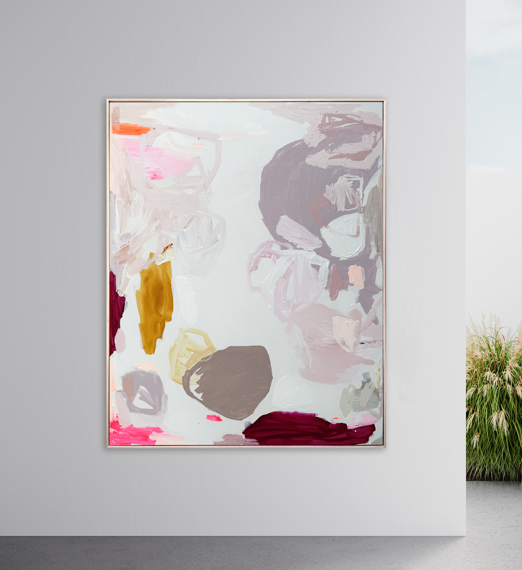 Pink Coral Rebecca Koerting Australian Contemporary Abstract