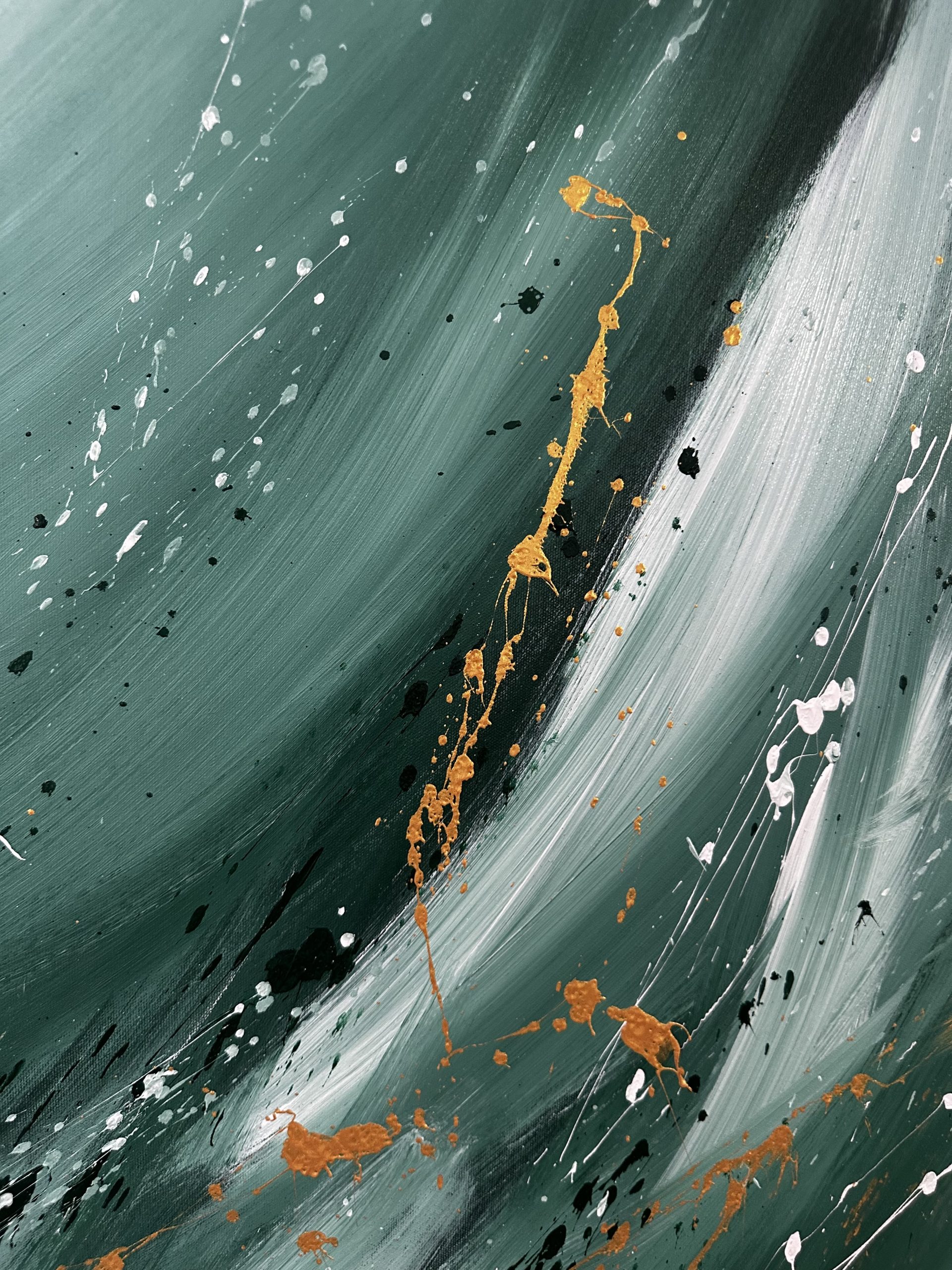 Close Up Gold Alanah Jarvis Abstract Art