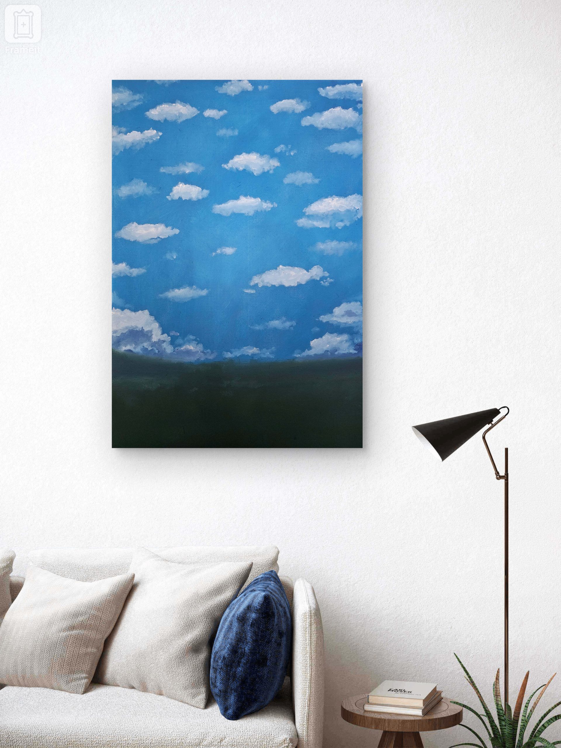 Clouds Over Grass Display 3