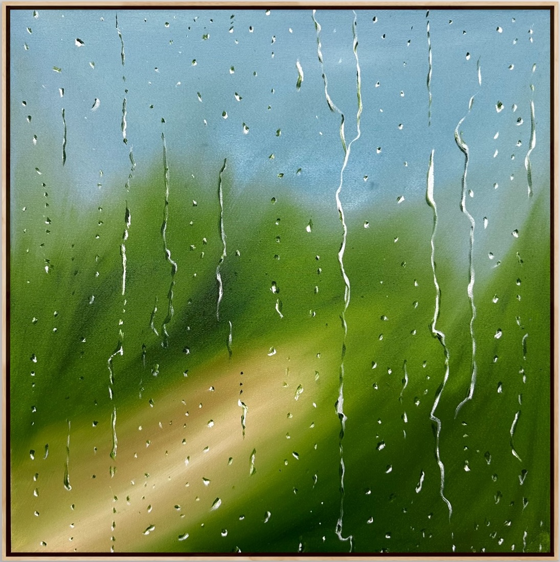Framed Alanah Jarvis Rain Art
