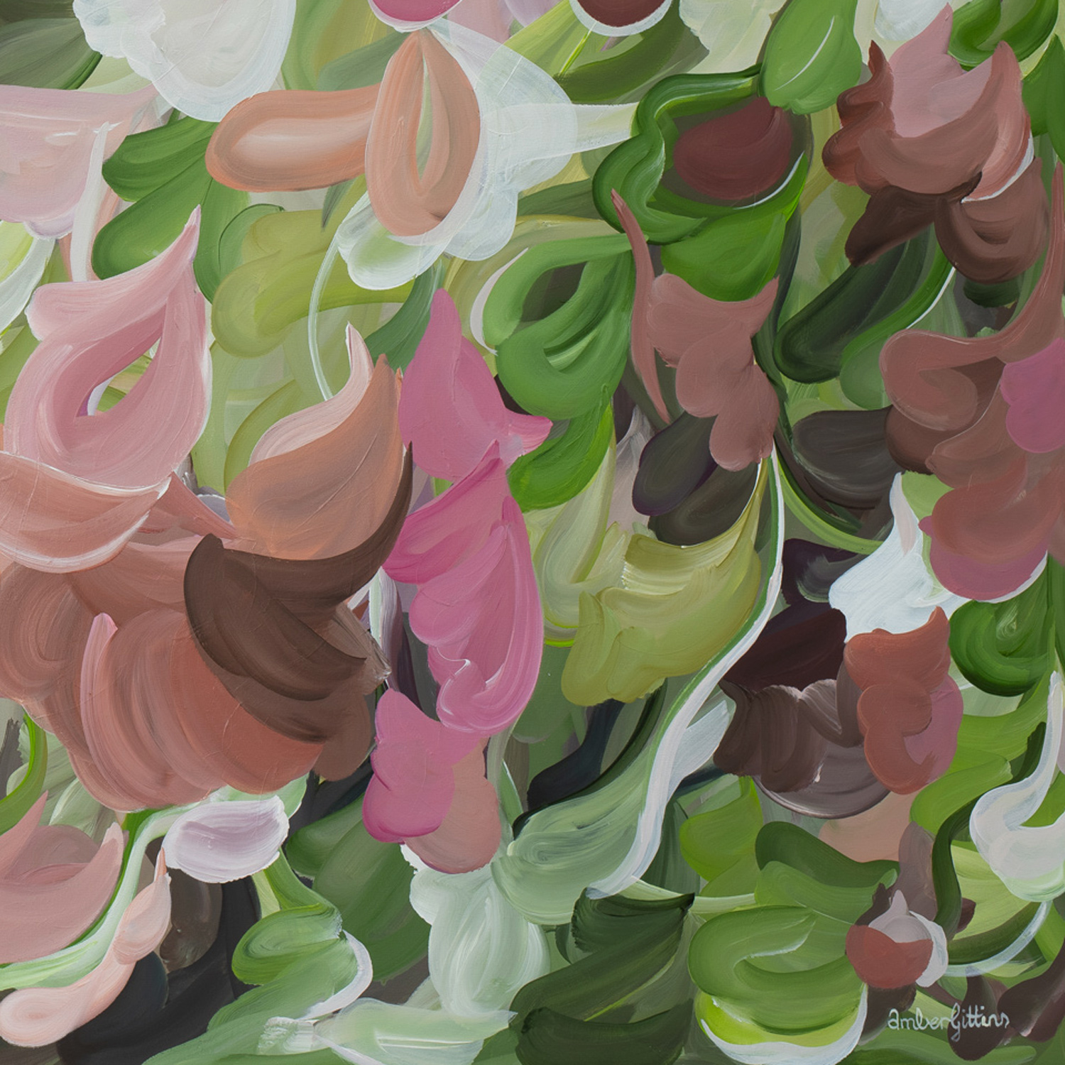 Changing Seasons Original Painting By Amber Gittins Signature