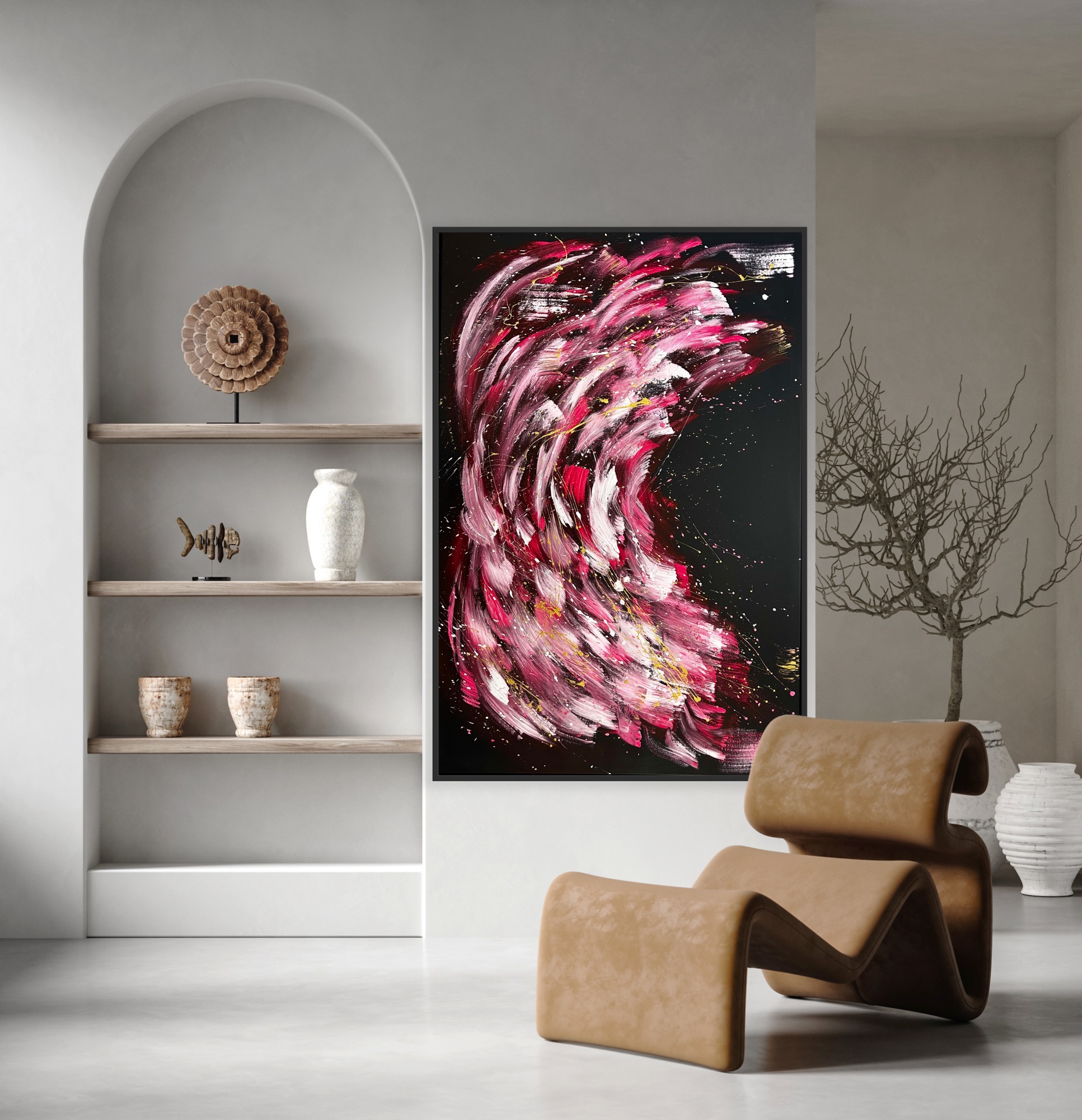Brown Interior Alanah Jarvis Abstract Art