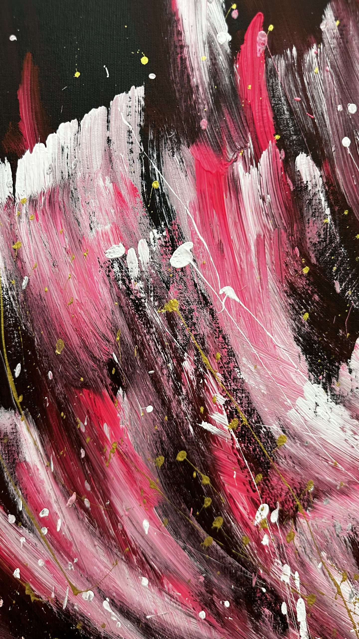 Fluro Pink Alanah Jarvis Abstract Art