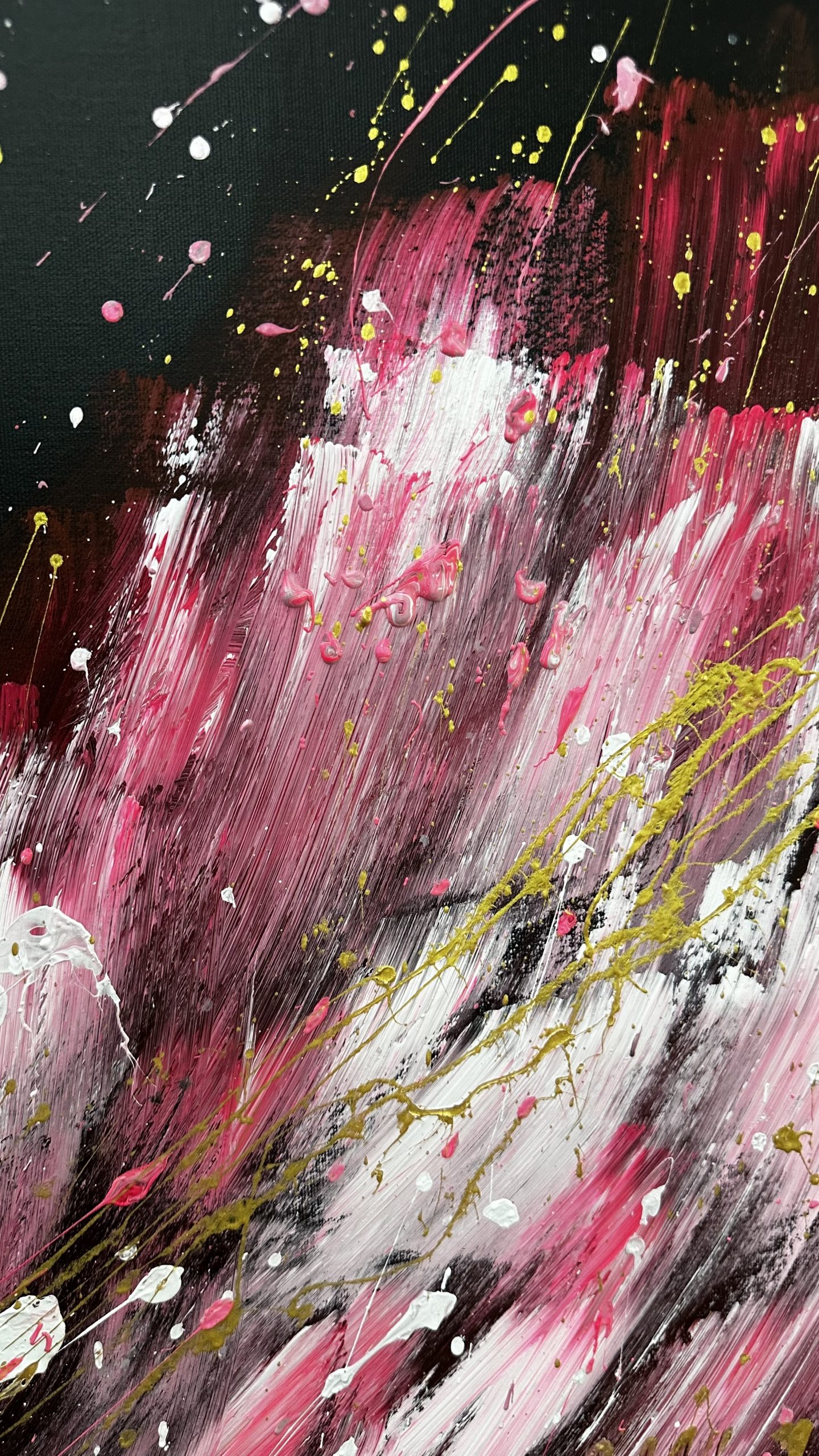 Gold Alanah Jarvis Abstract Art