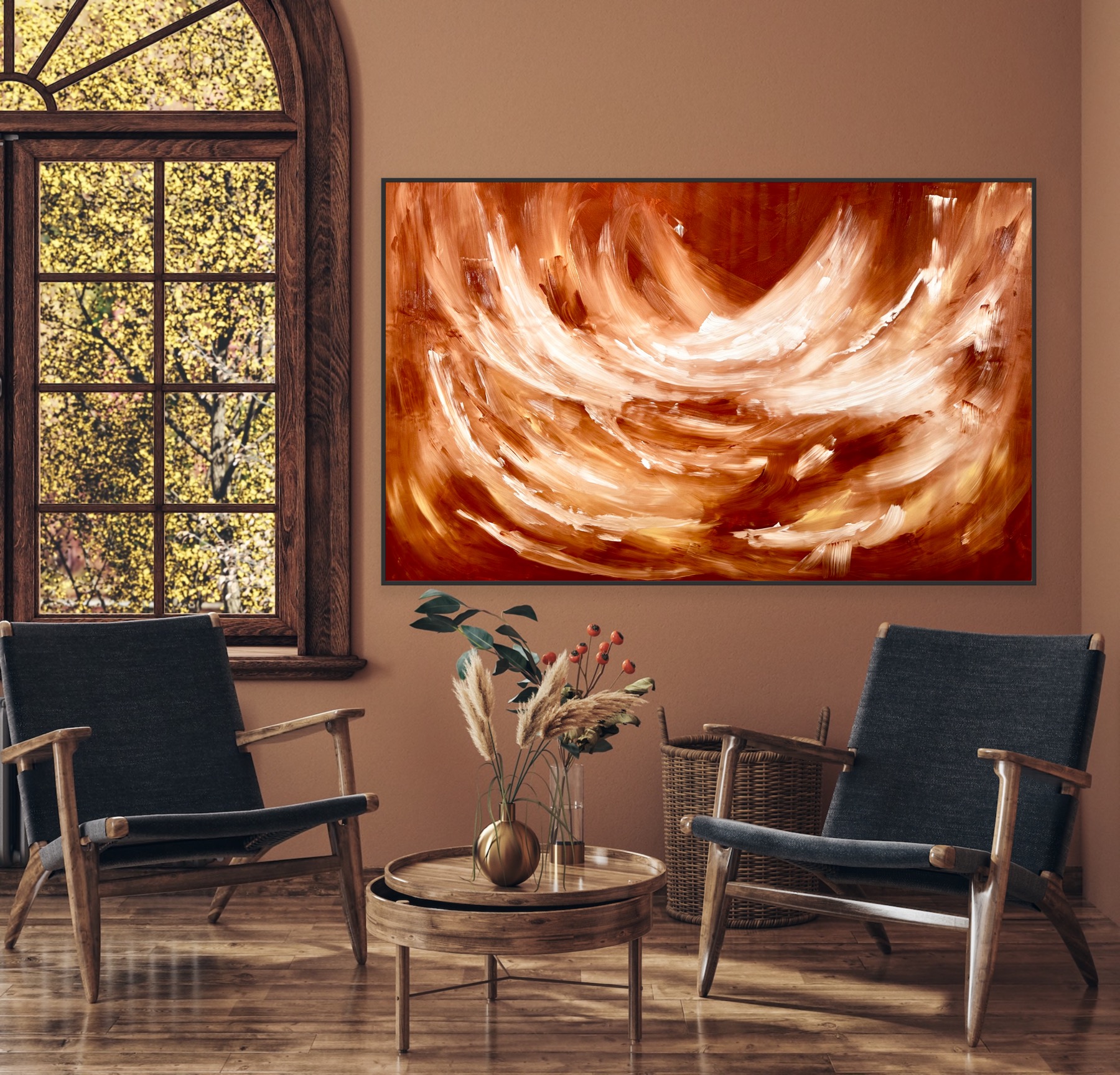 Brown Interior Alanah Jarvis Abstract Art