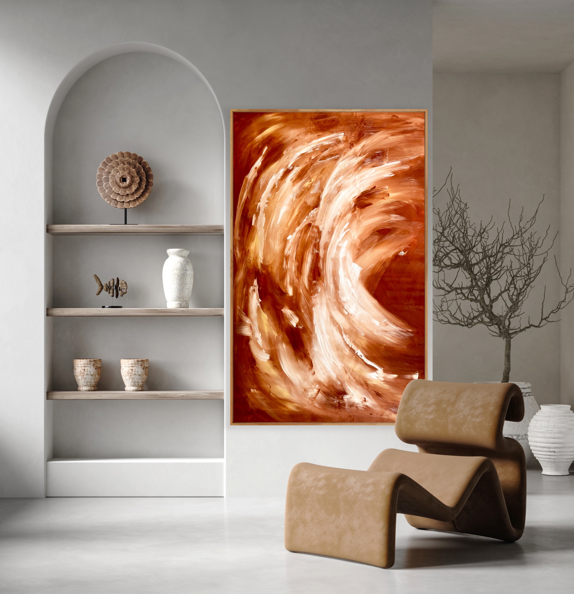 Vertical Alanah Jarvis Abstract Art