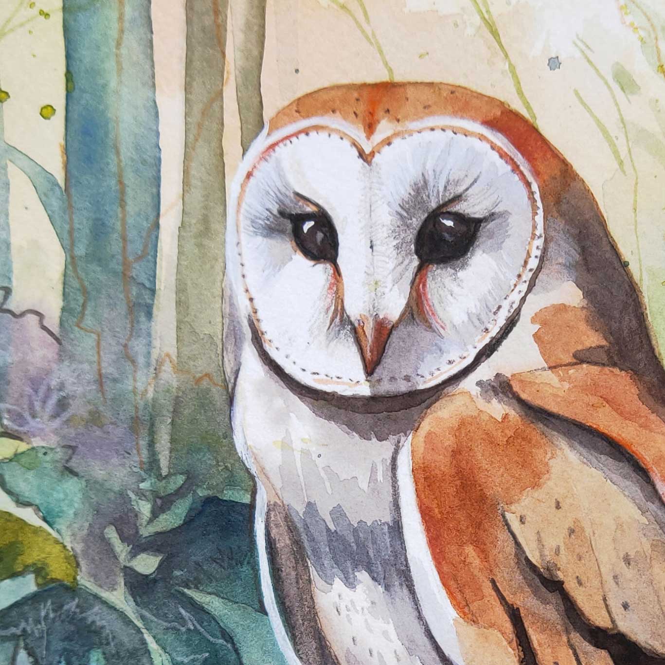 Owl Painting Face