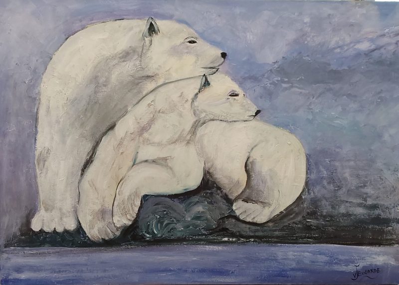 Polar Bears Melting Moment