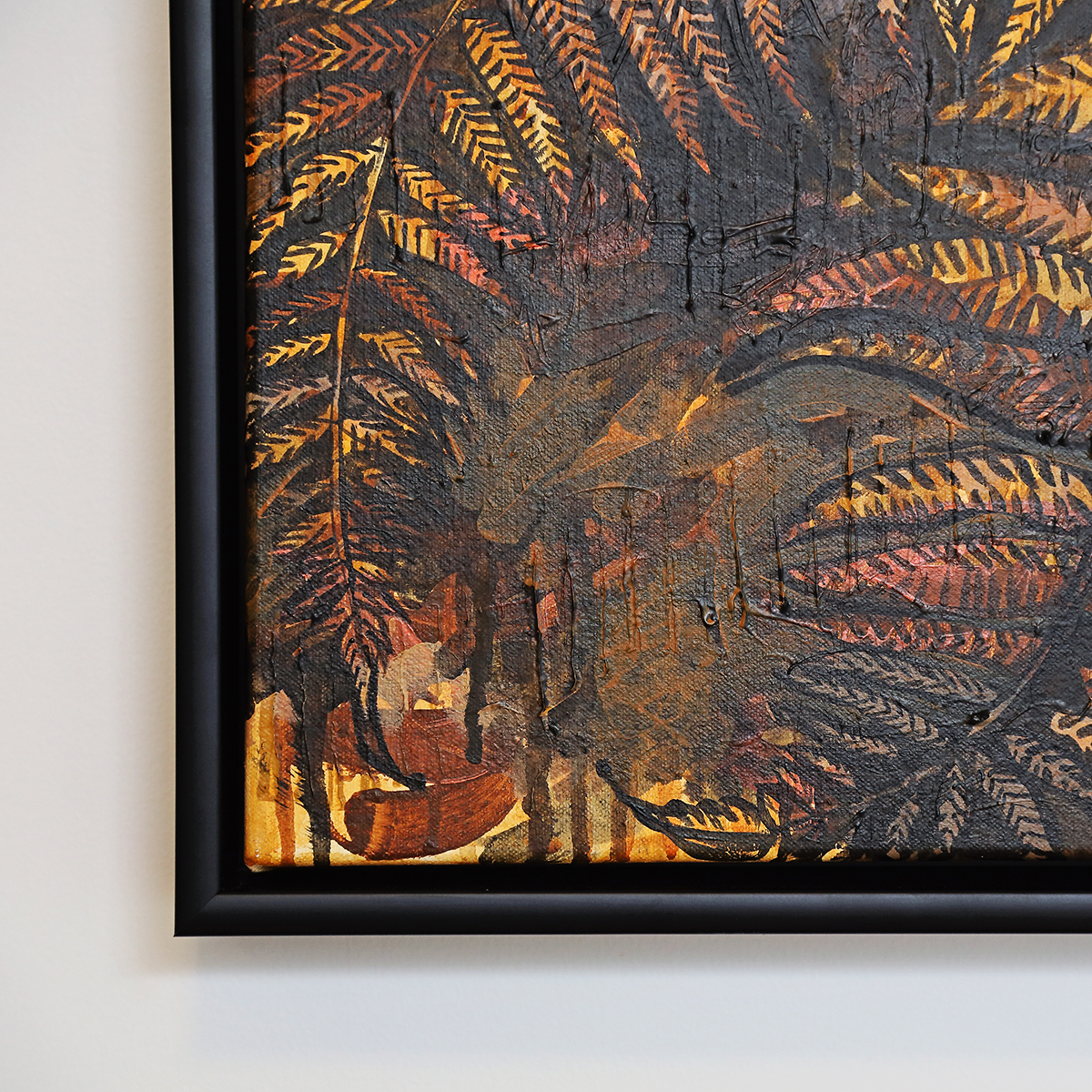 Lr 037 Soft Bracken Fern Moment I Smith & Brooks Dark Coastal Vibes Art For Australian Interiors Shop Brisbane Artists