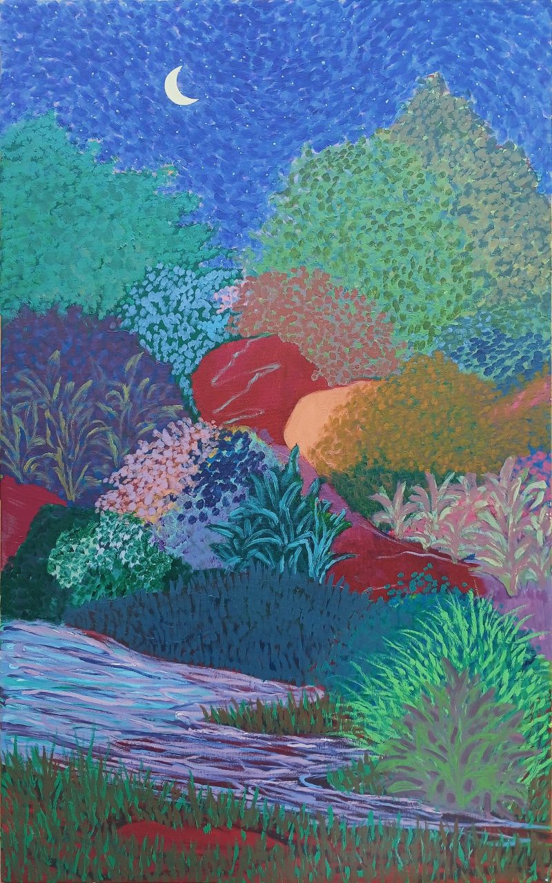 Silent Breath under the Nights moon