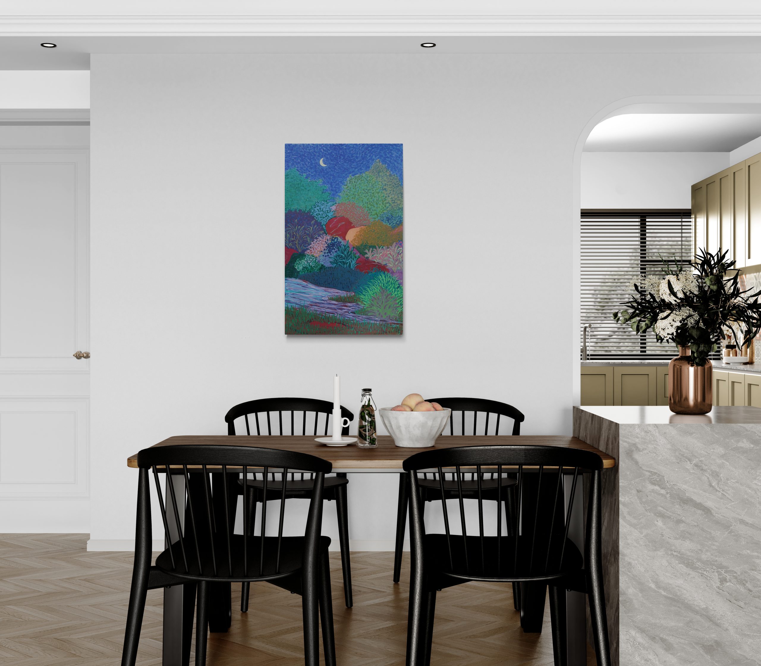 Dining Area With A View To The Kitchen