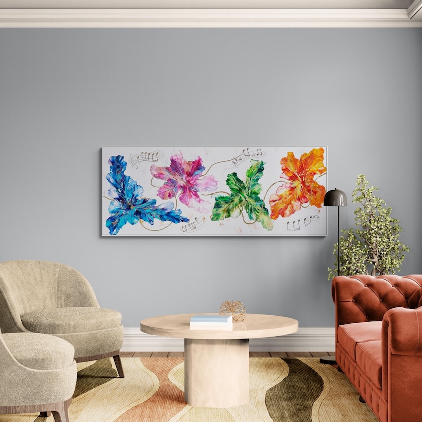 Four Seasons Melody 60 X 150 Fancy Living Room With Tufted Sofa Large