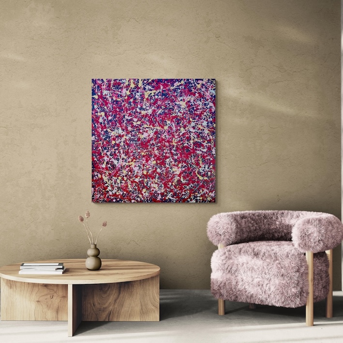 Fiery Soul 101 X 101 Minimal Industrial Style Living Room Large