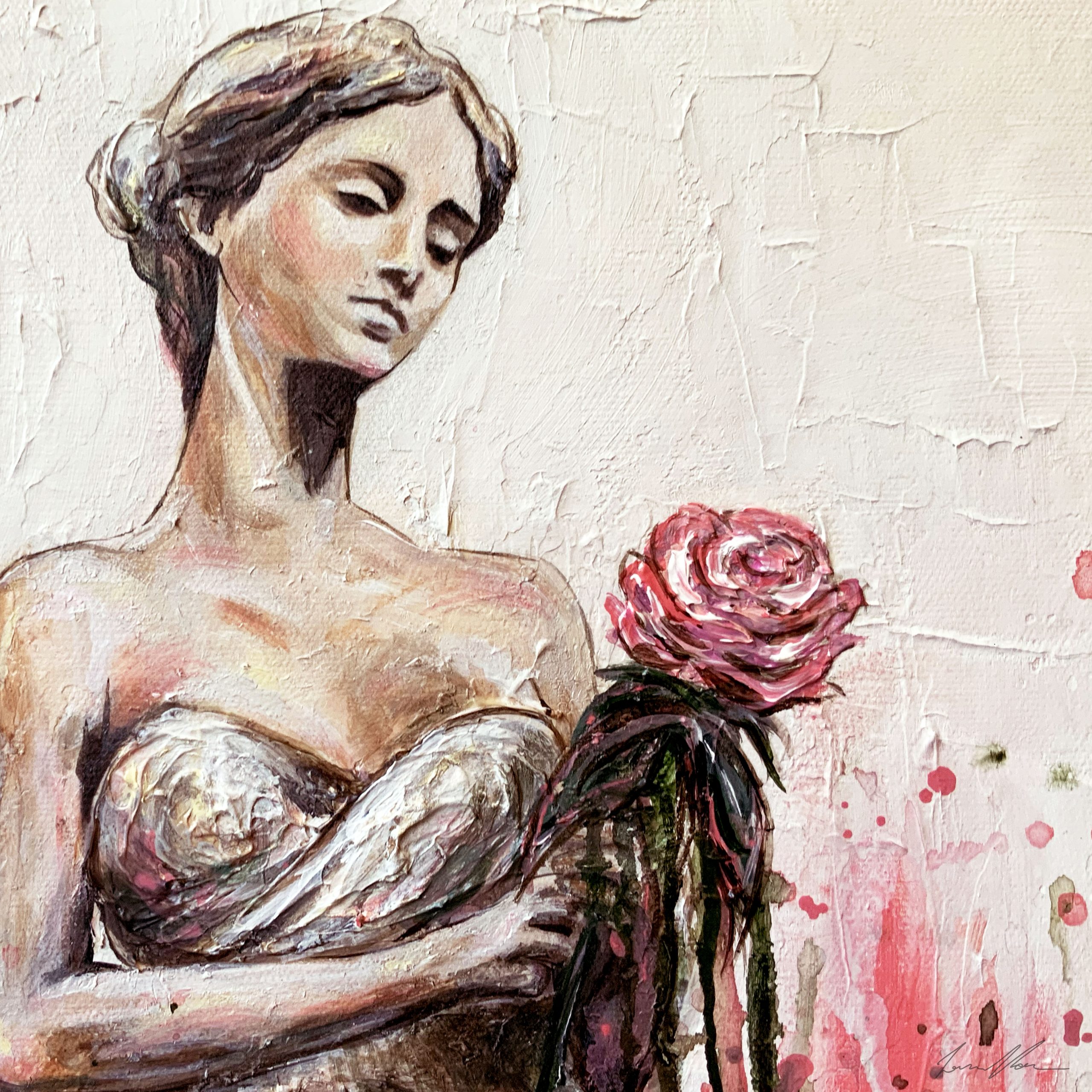 Leni Kae Wherever I Go I Carry This Rose Iii Sydney Artist Zoom2