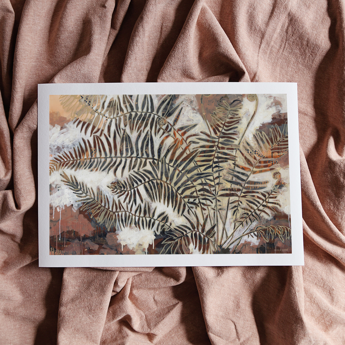 Lr 083 Swamp Water Fern Moment Ii Smith & Brooks Coastal Vibes Art Art For Interior Designers Black And White Artworks