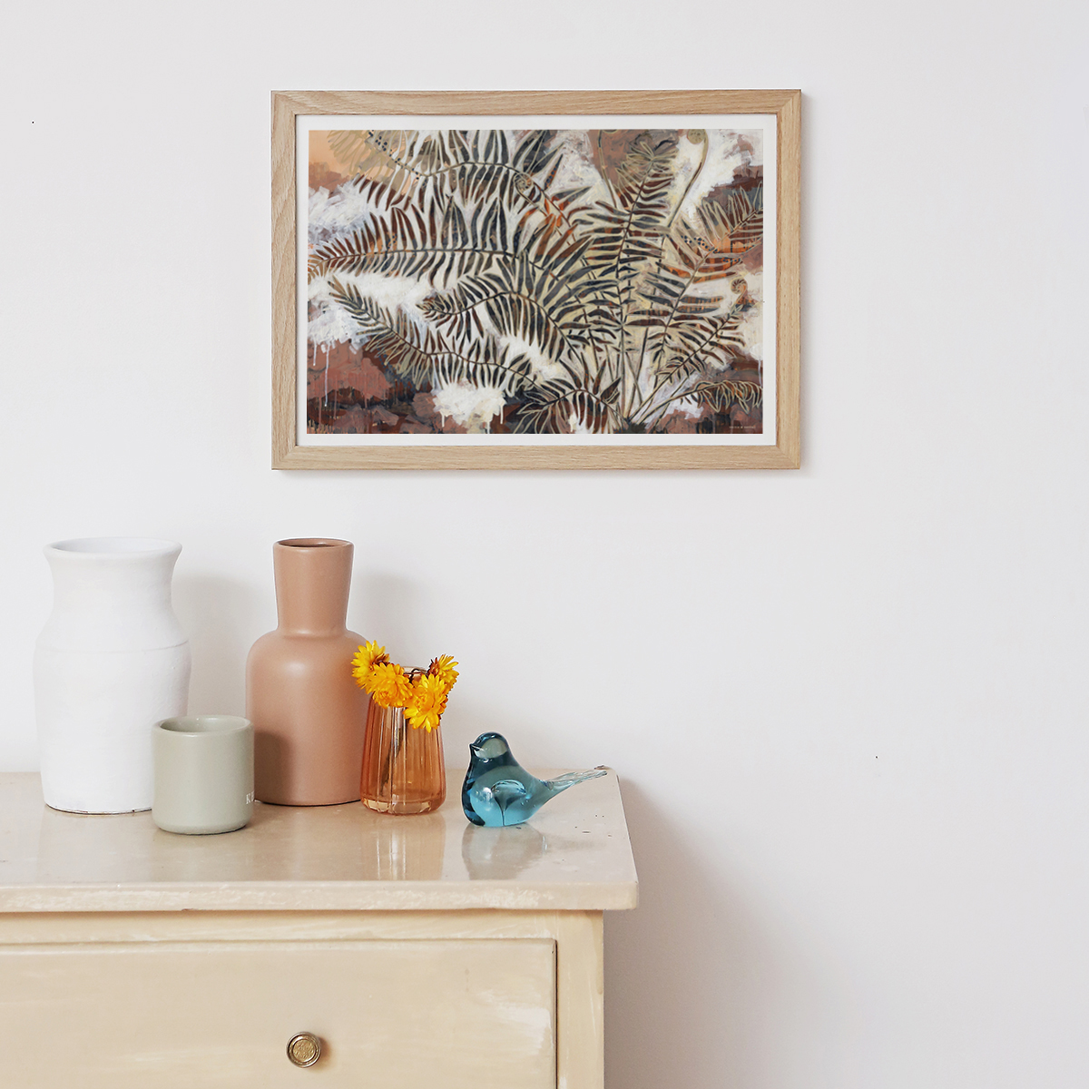 Lr 084 Swamp Water Fern Moment Ii Smith & Brooks Coastal Vibes Art Art For Interior Designers Black And White Artworks