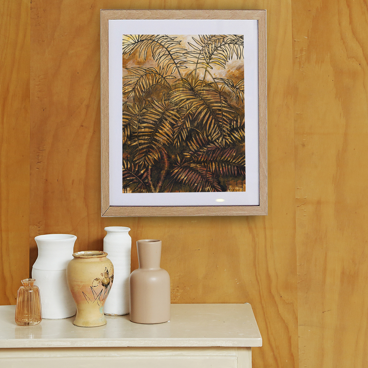 Lr 103 Wait A While Moment I Smith & Brooks Brisbane Art Dark Coastal Black Frame Australian Landscape