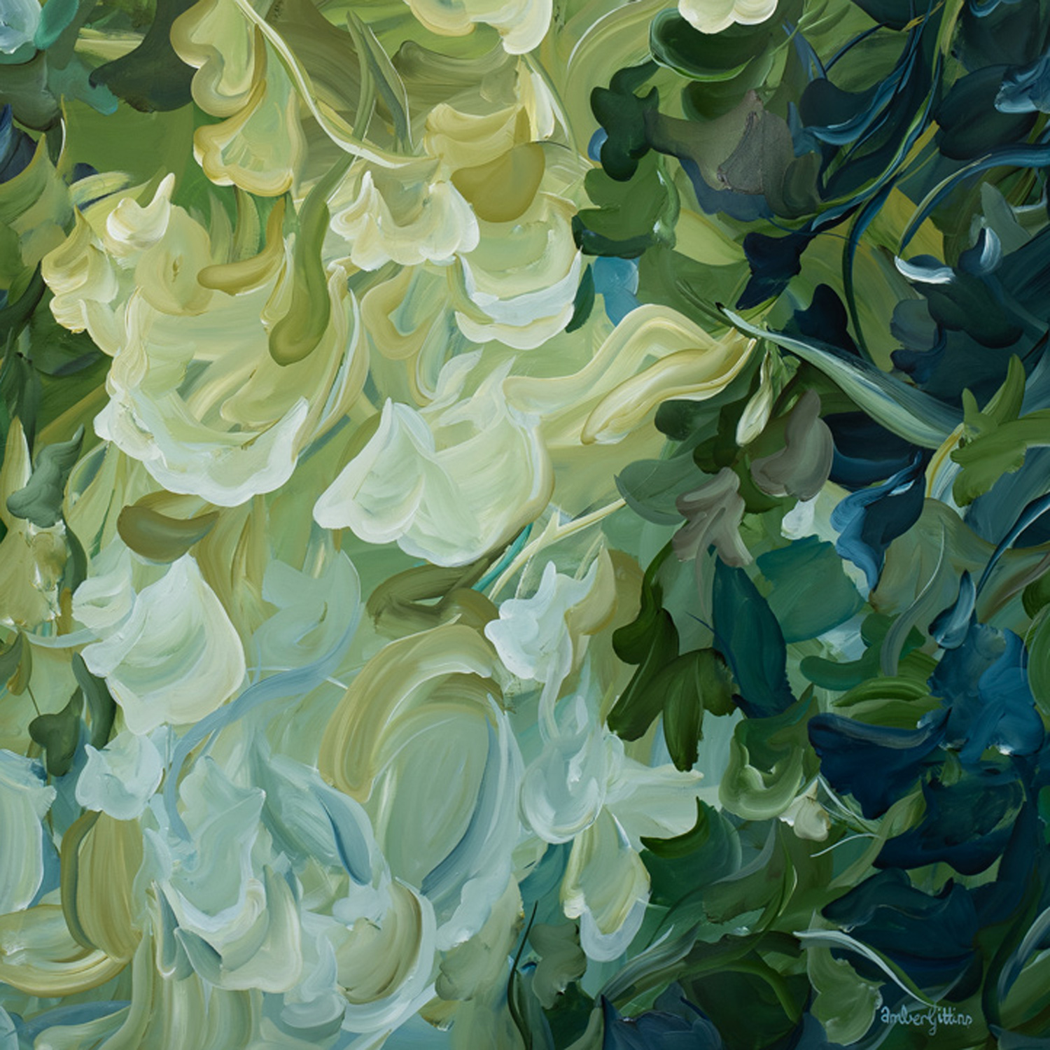 Oceans Apart Original Painting By Amber Gittins Signature