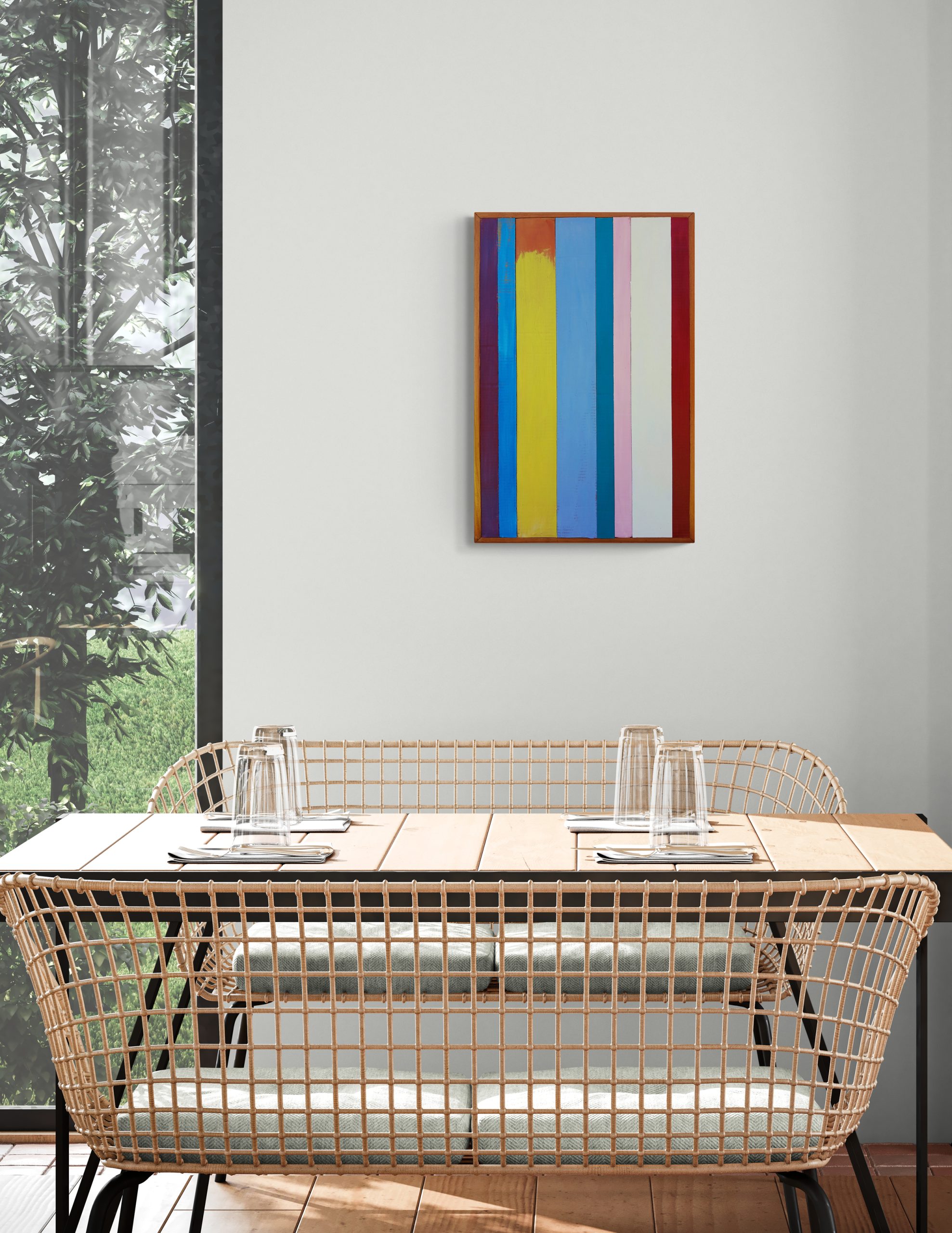 Dining Area With Natural Wood Decor