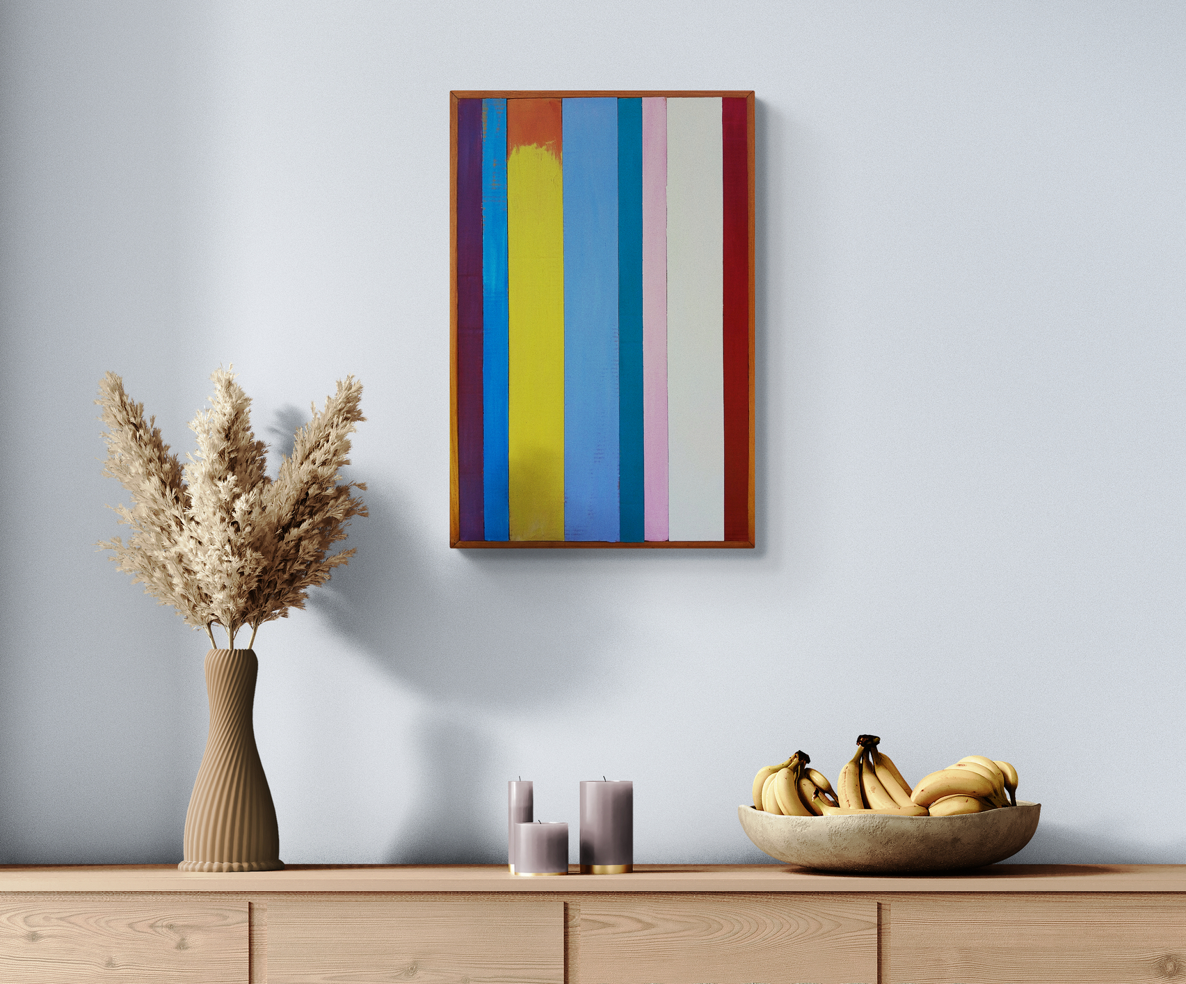 Trendy Living Room With Fancy Sofa