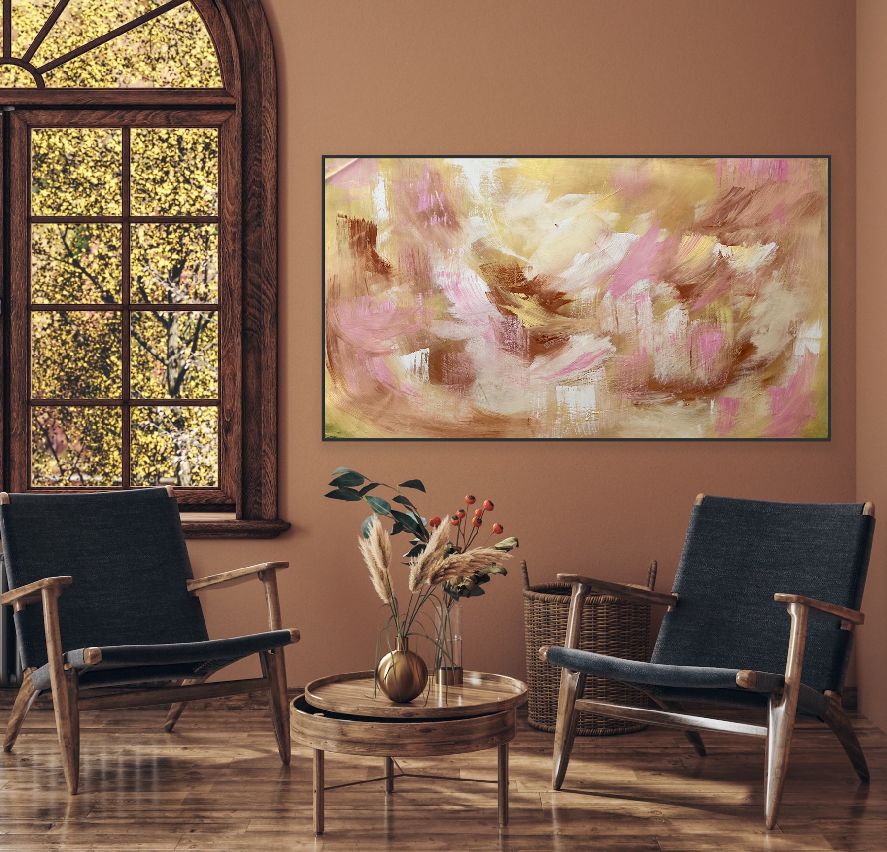 Brown Interior Alanah Jarvis Abstract Art