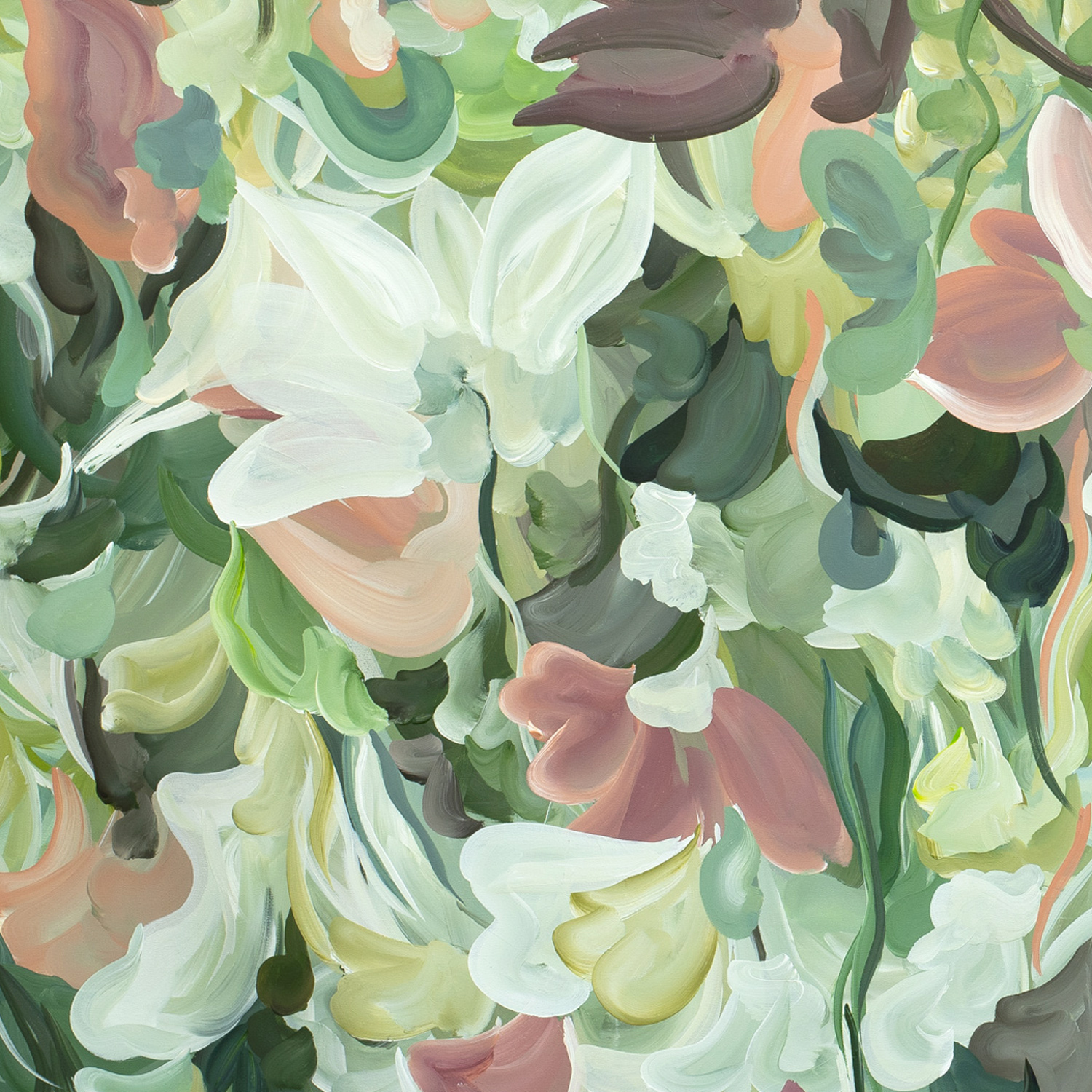 Floral Moments Original Painting By Amber Gittins Crop