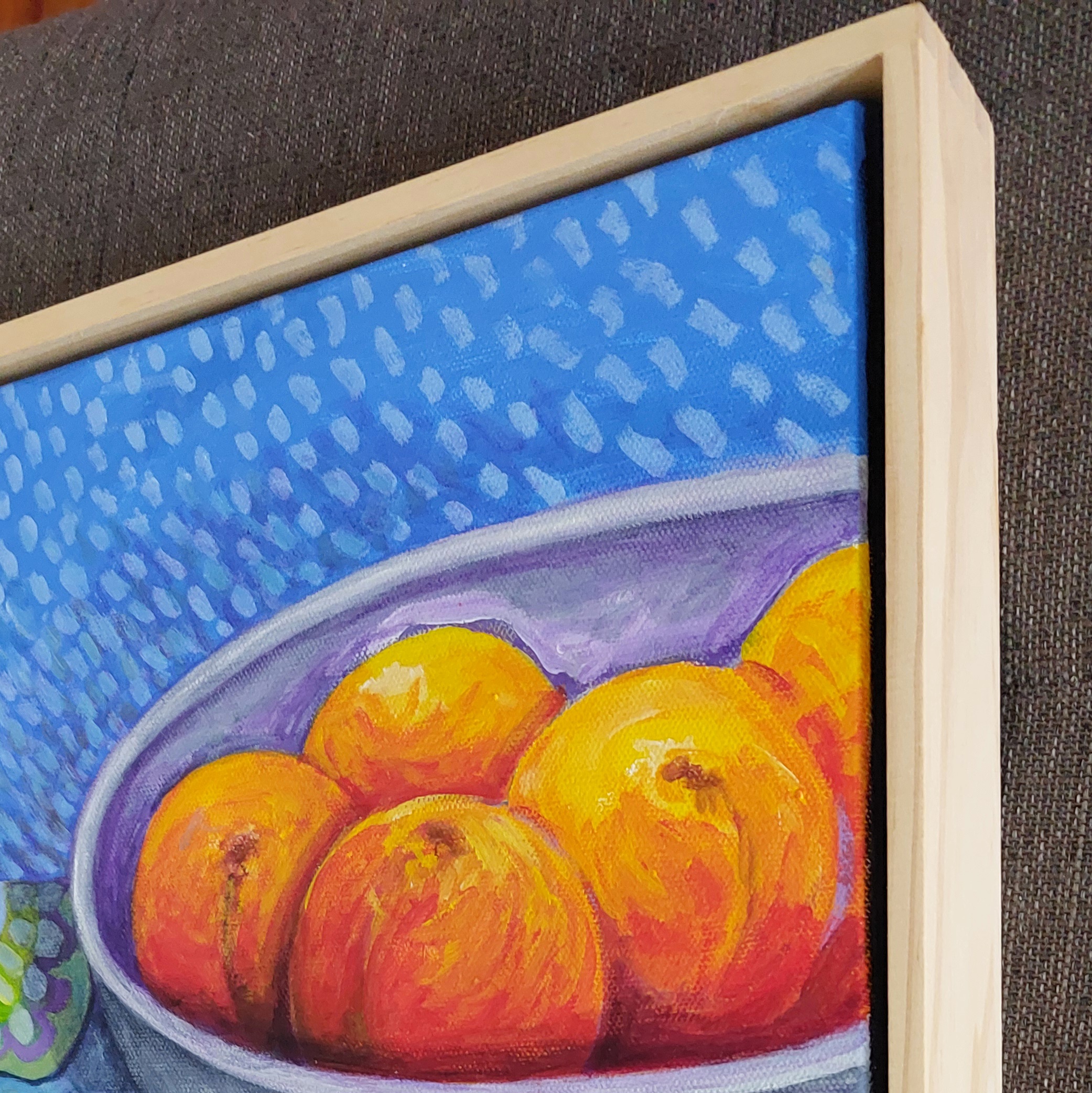 Fionathorningpeachesonvintageclothframedetail