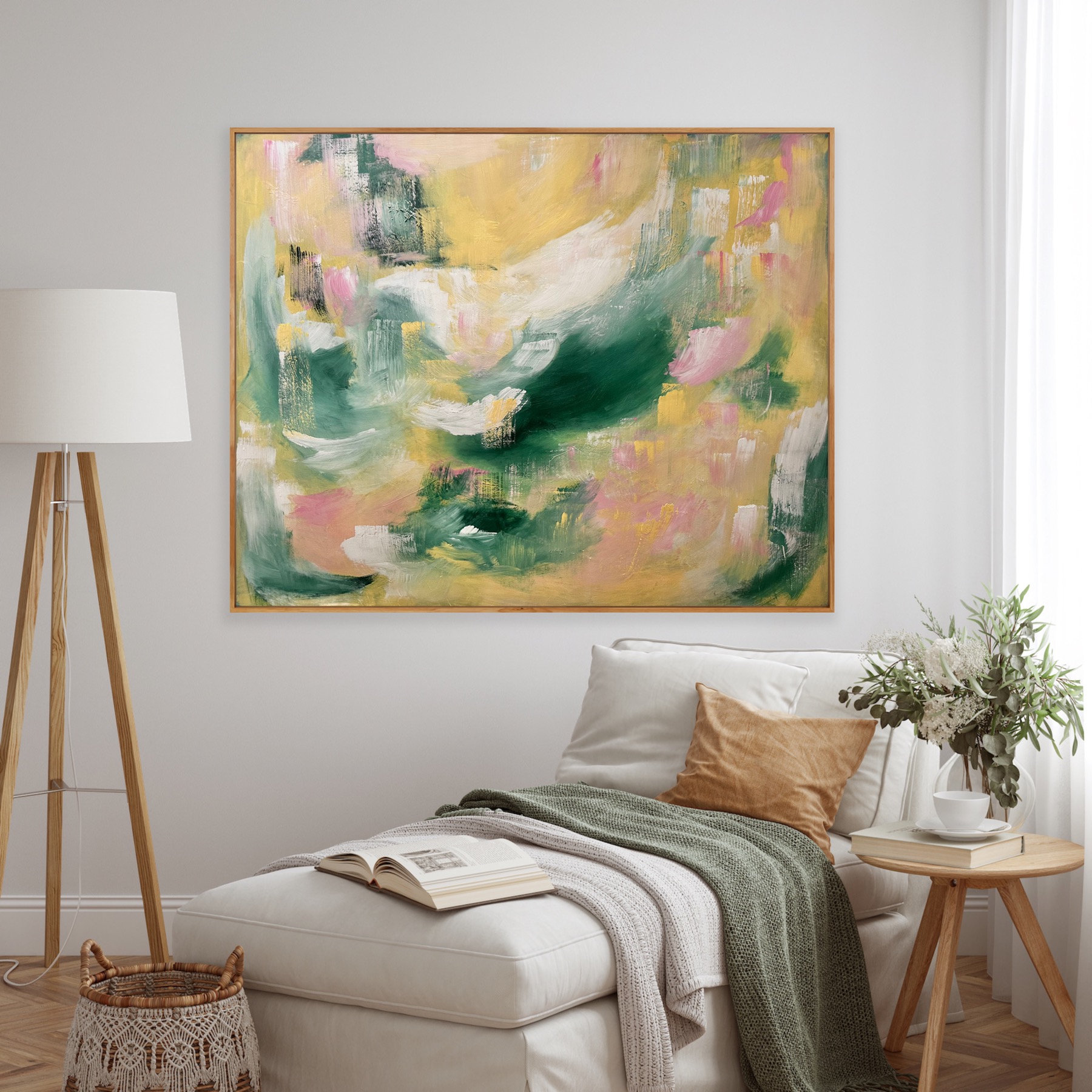 Green Inteiror Alanah Jarvis Abstract Art