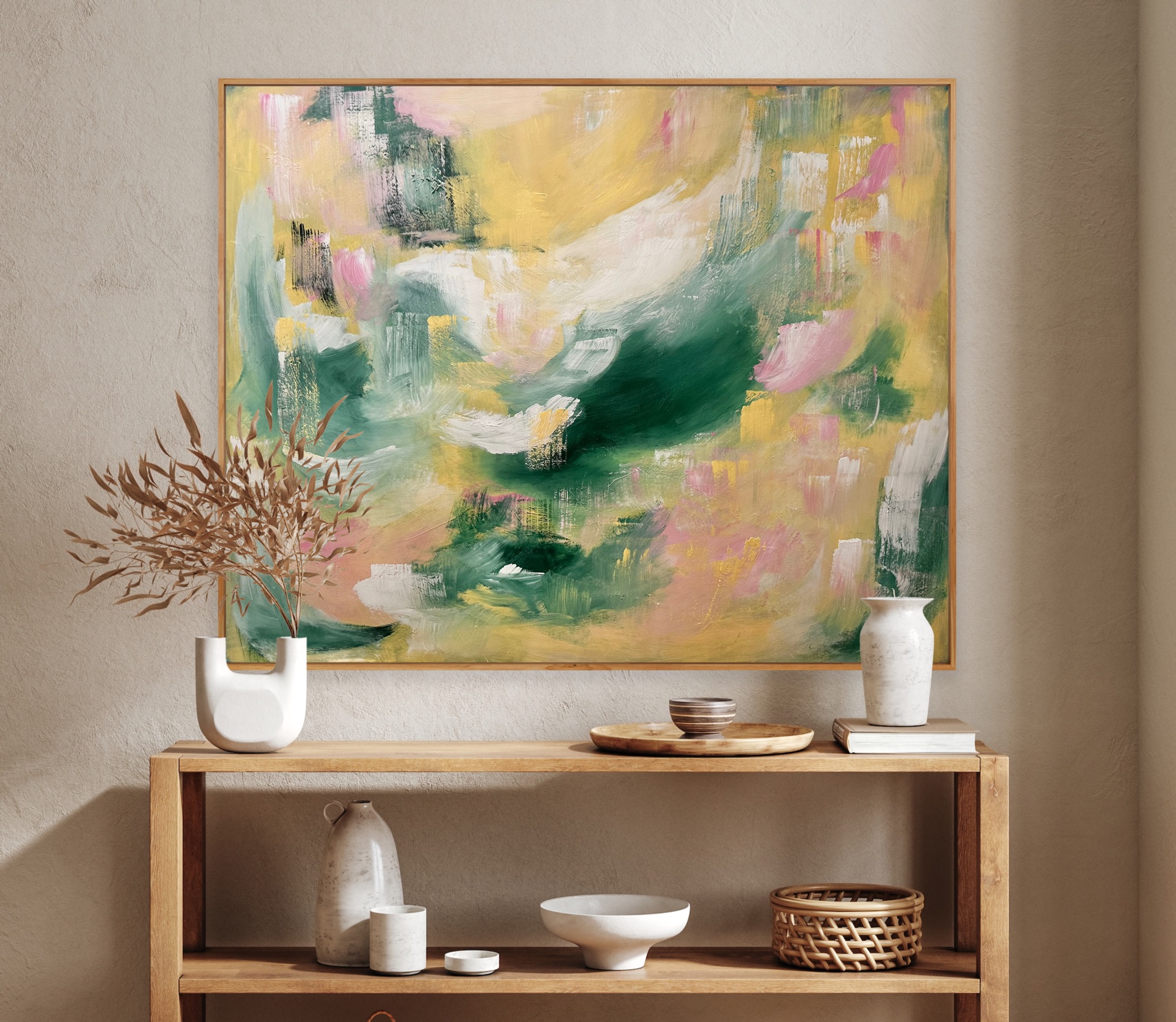 Timber Interior Alanah Jarvis Abstract Art