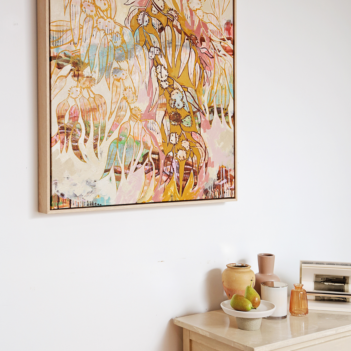 Lr 044 Blackbutt Moment I Smith & Brooks Art Affordable Art Sydney Art Abstract Australian Landscape Ready To Hang Art Native Plants