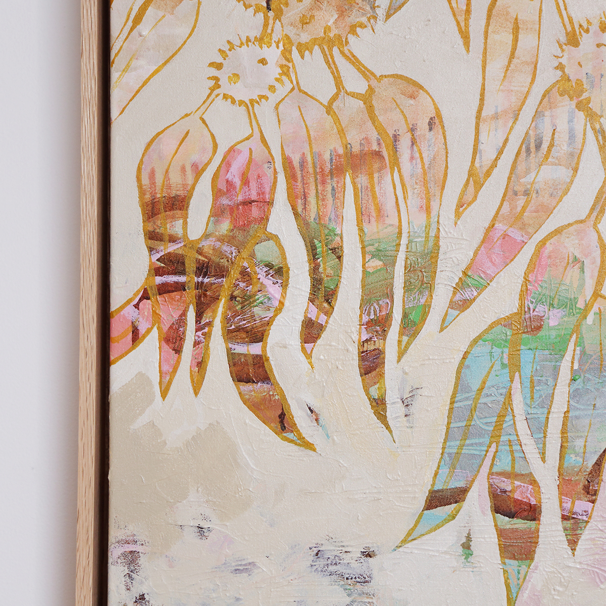 Lr 049 Blackbutt Moment I Smith & Brooks Art Affordable Art Sydney Art Abstract Australian Landscape Ready To Hang Art Native Plants