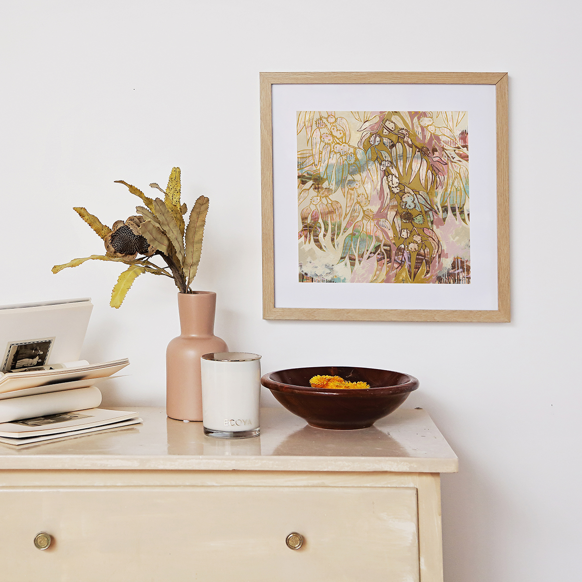 Lr 065 Blackbutt Moment I Smith & Brooks Art Affordable Art Sydney Art Abstract Australian Landscape Ready To Hang Art Native Plants