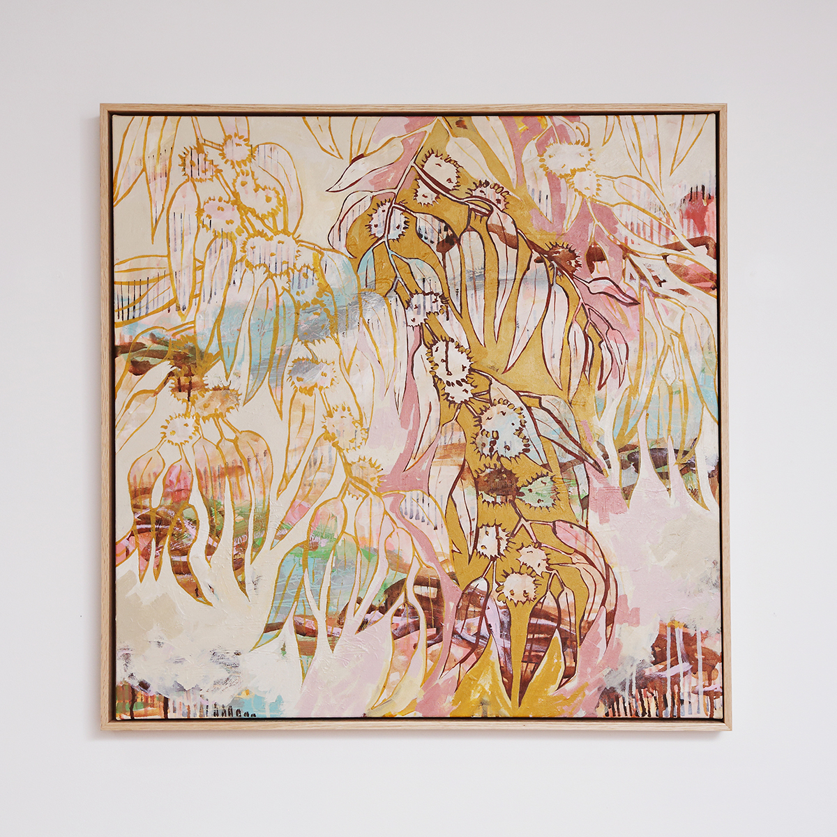 Lr 046 Blackbutt Moment I Smith & Brooks Art Affordable Art Sydney Art Abstract Australian Landscape Ready To Hang Art Native Plants