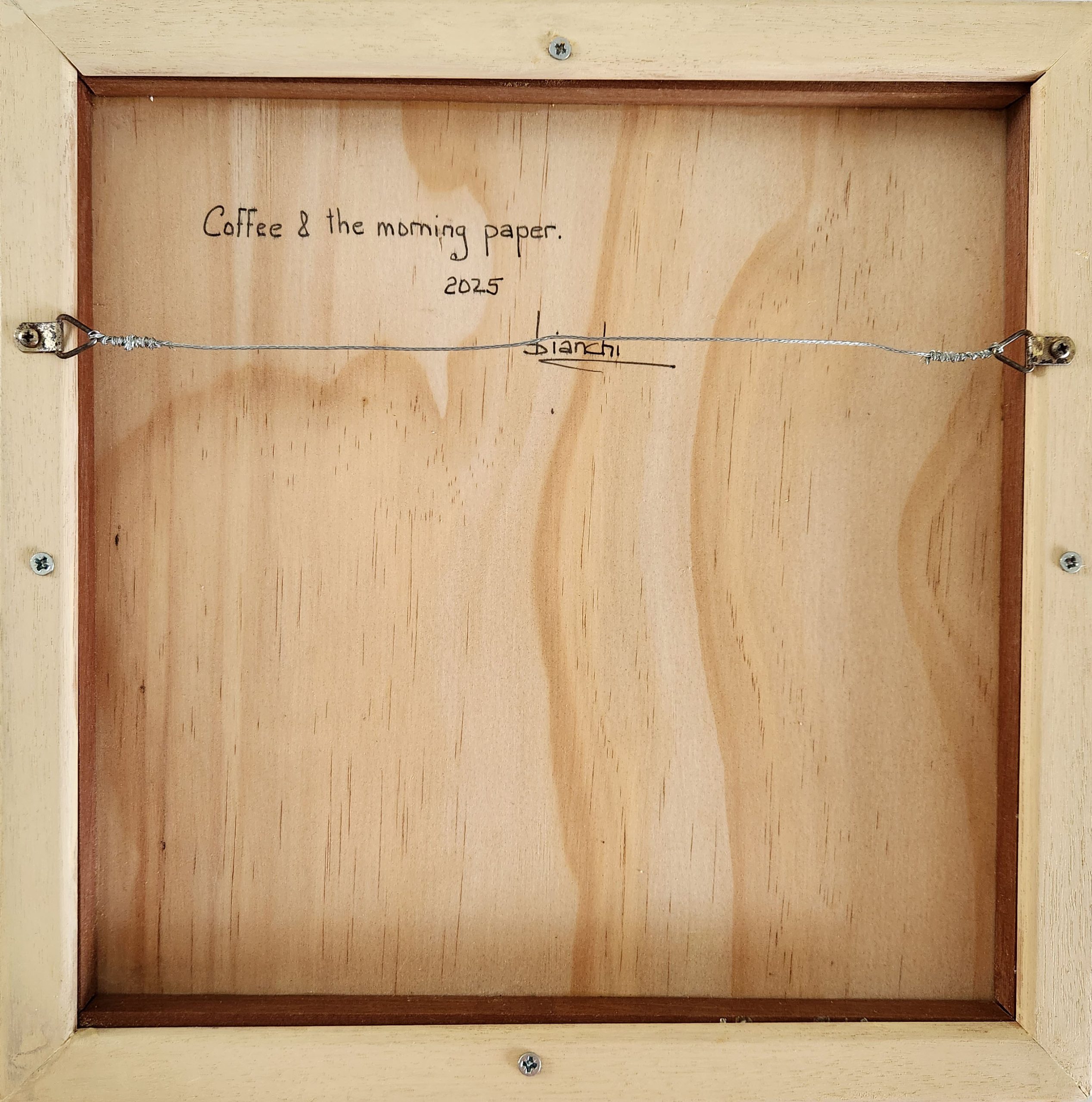 Coffee And The Morning Paper Signature