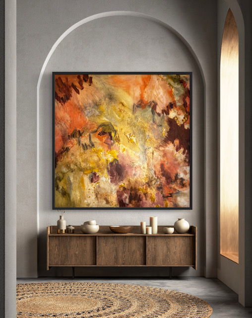 Anya Love Warm Breeze Black Oak Frame