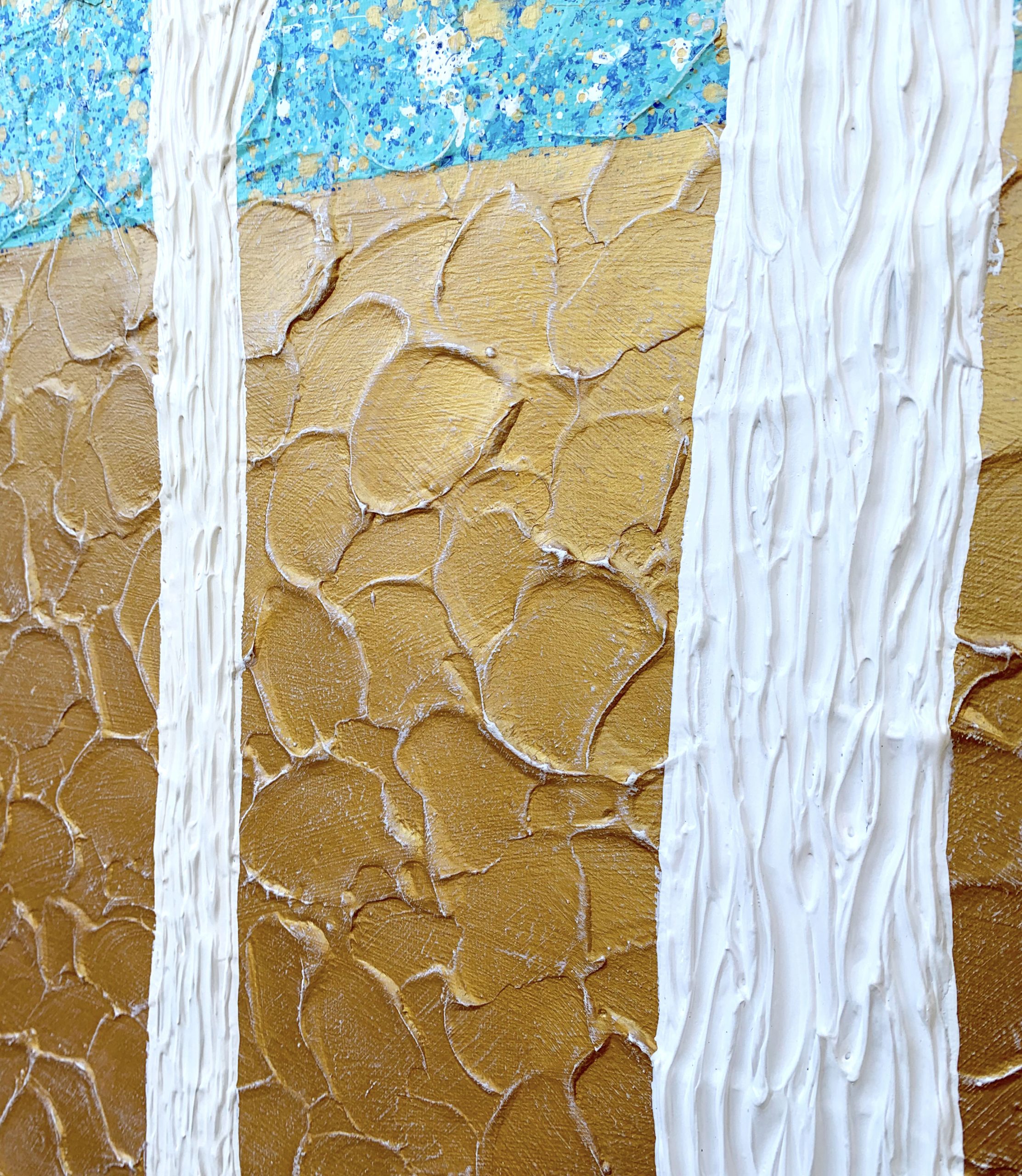 Close Up 2 Gum Trees By The Beach Coastal Miranda Lloyd Artist Australia