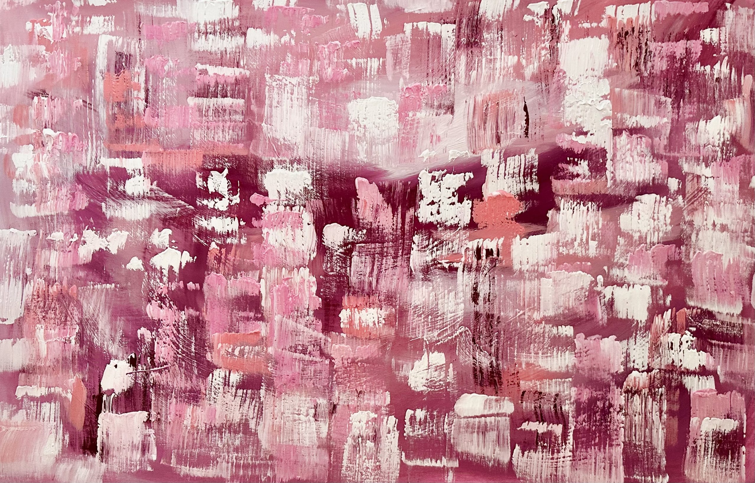 Whispers Of Rose Alanah Jarvis Abstract Art