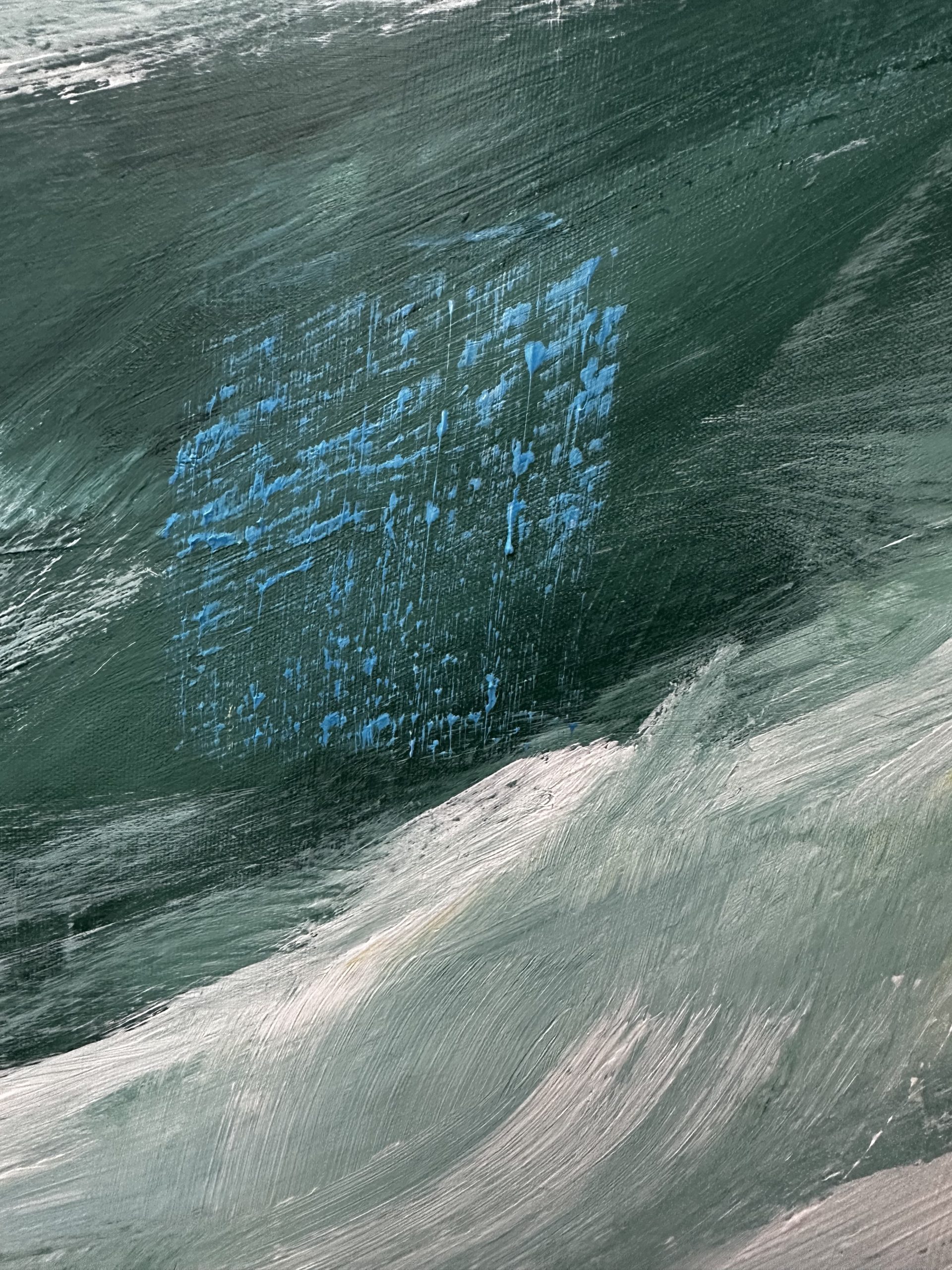 Blue Close Up Alanah Jarvis Abstract Art