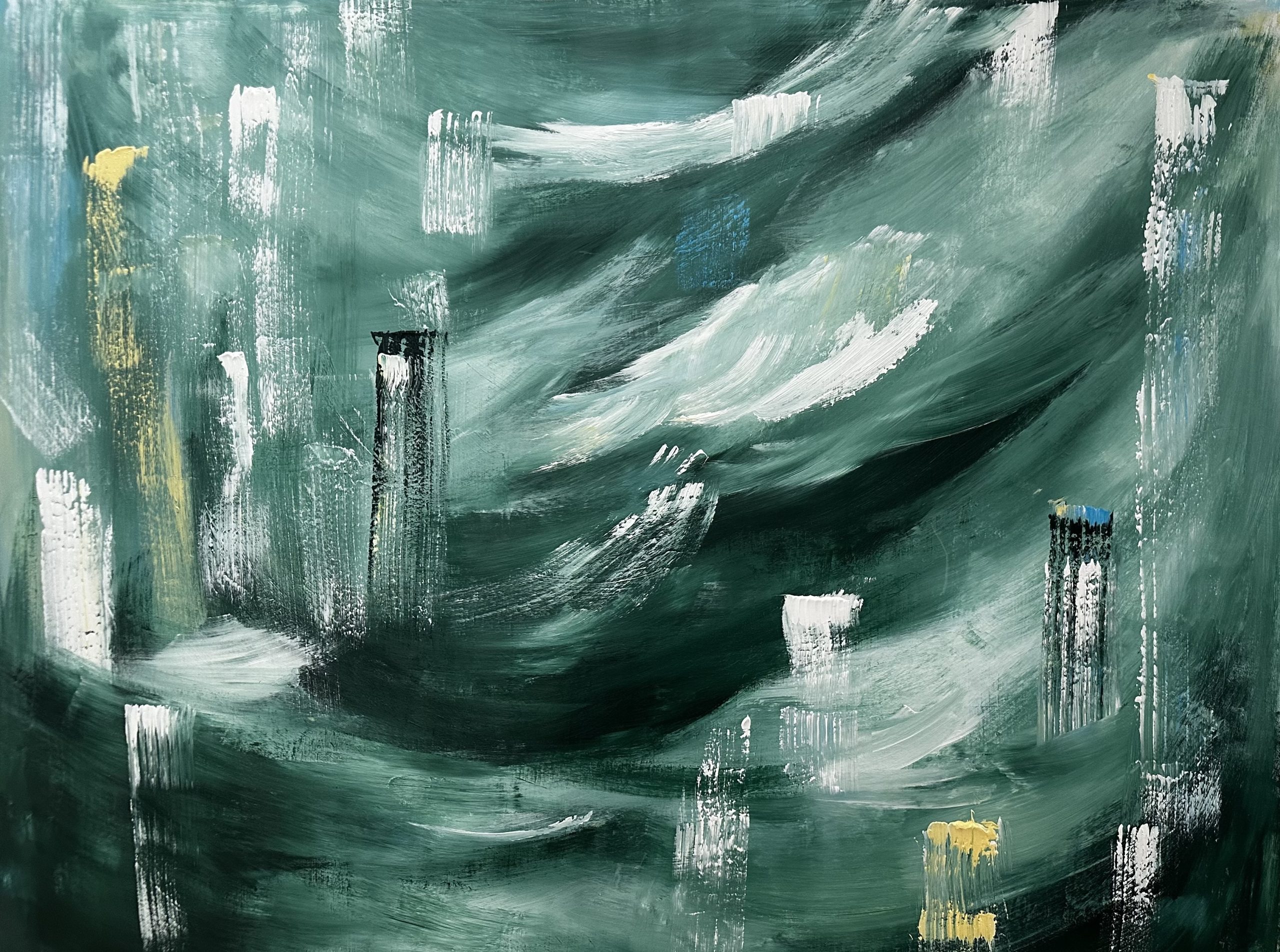 Evergreen Essence Alanah Jarvis Abstract Art