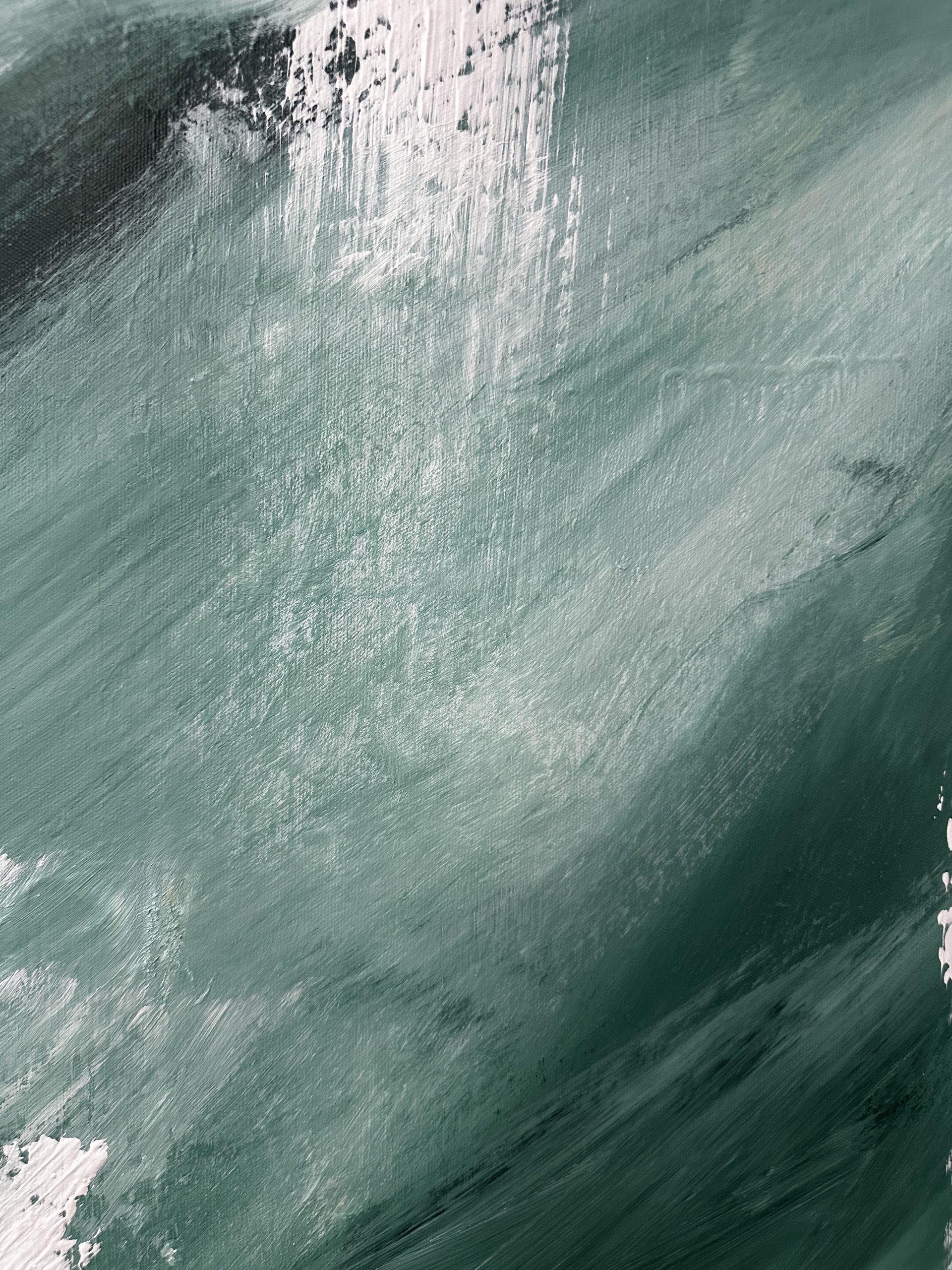 Muted Green Alanah Jarvis Abstract Art