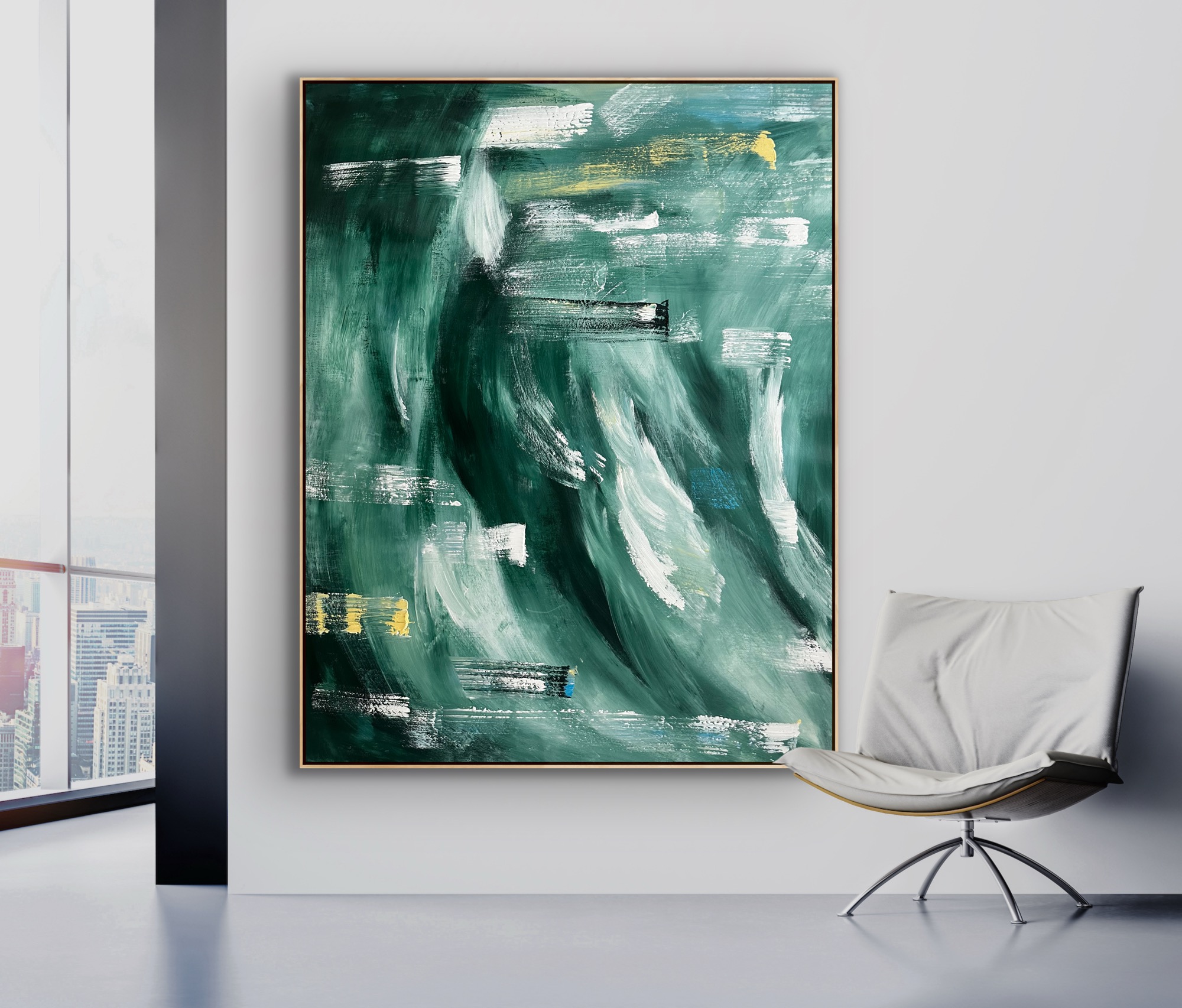 Vertical Art Alanah Jarvis Abstraact Art