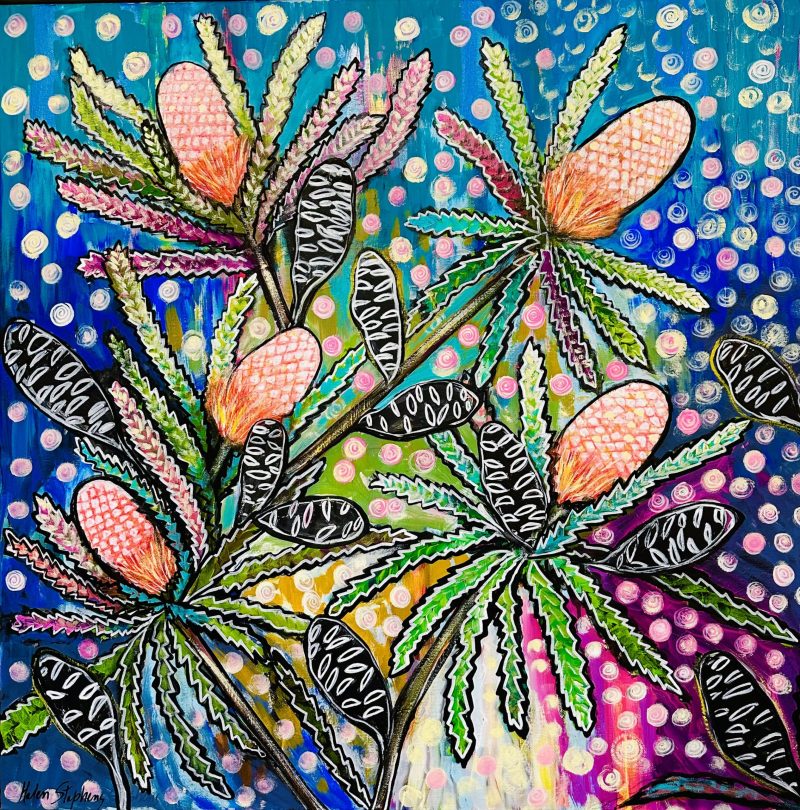 Outback Banksia Mojo – Framed