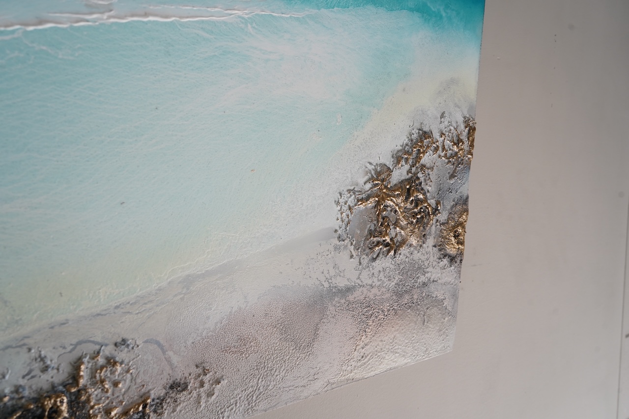 Textured Coastal Wall Art Australia1