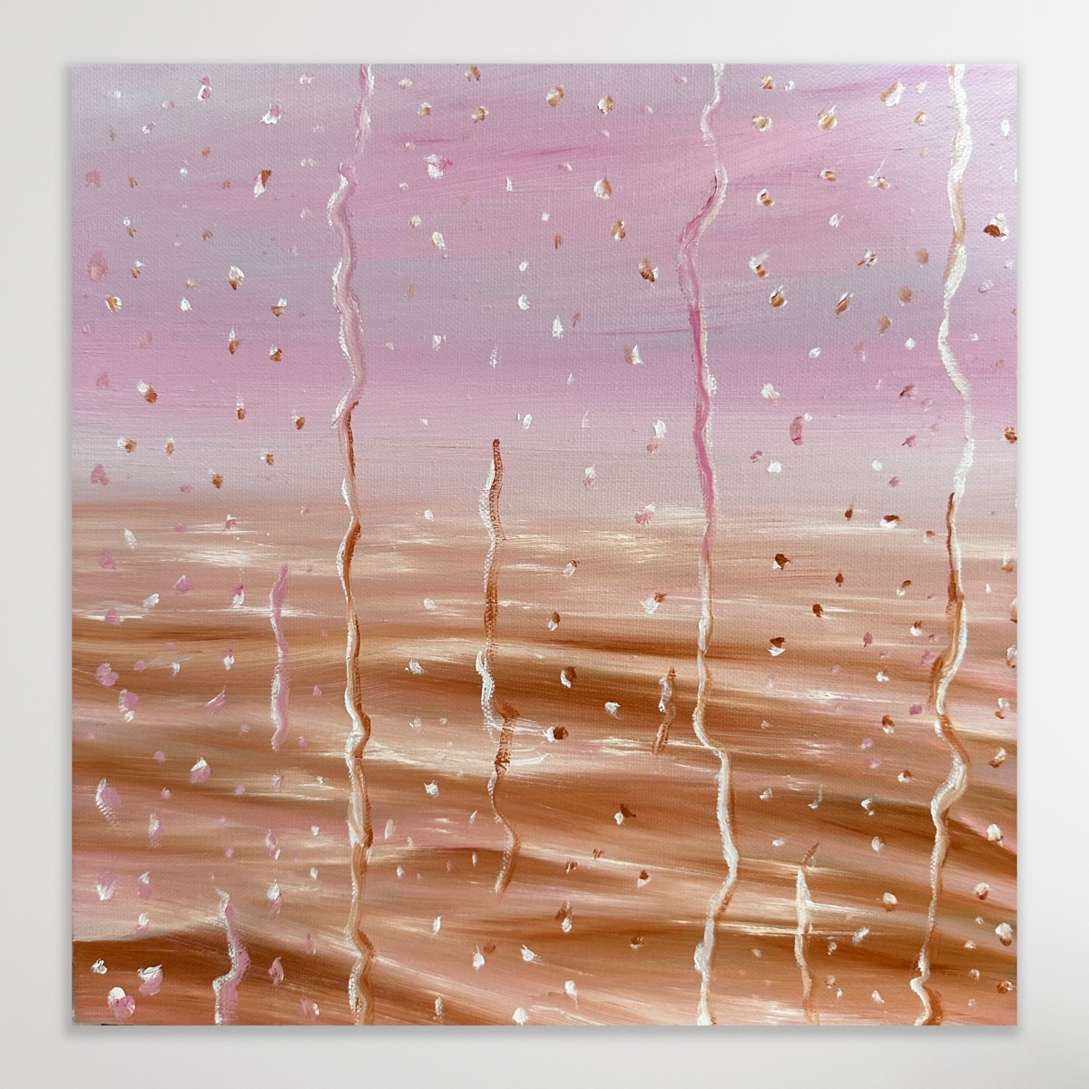 White Wall Alanah Jarvis Rain Art