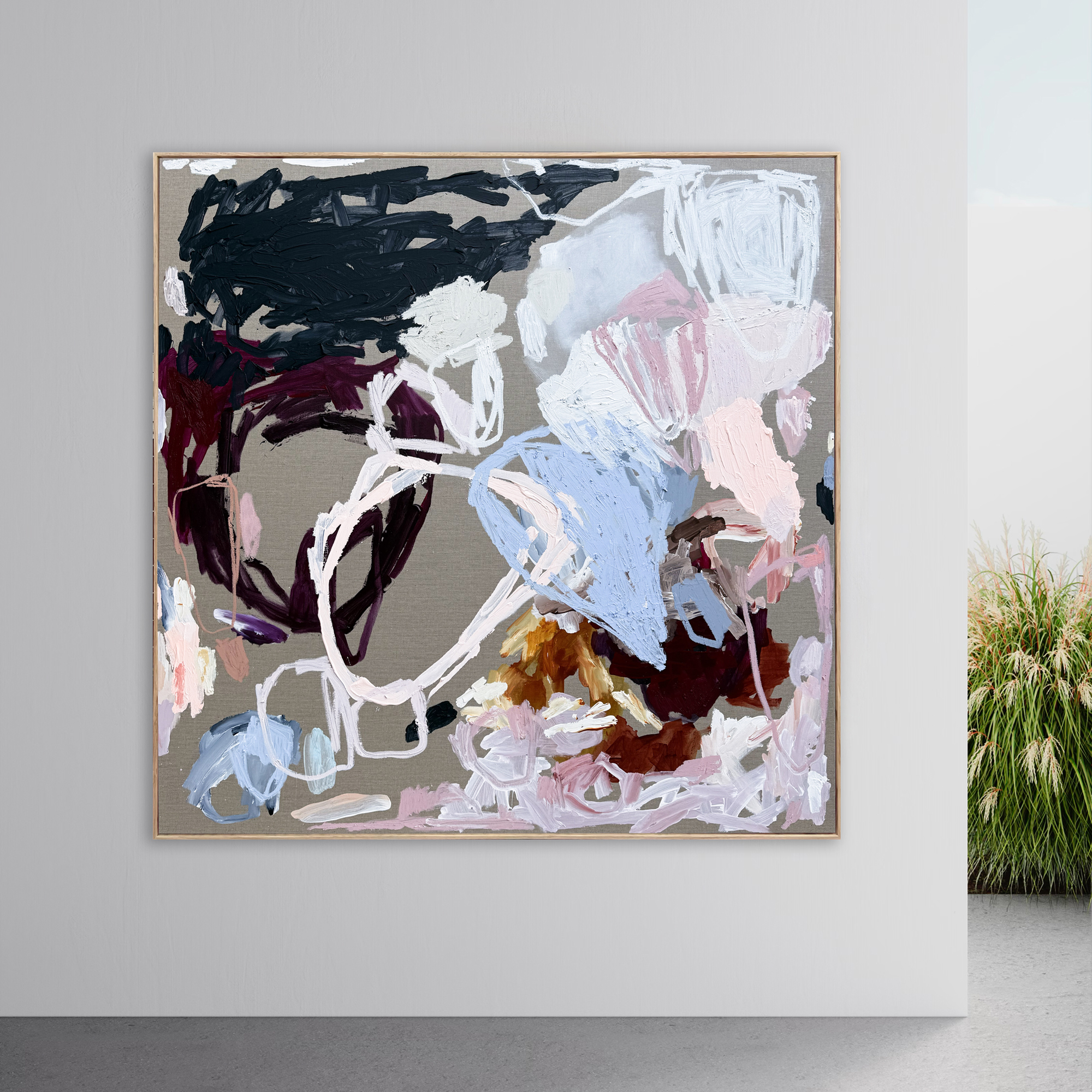 Pink Coral Rebecca Koerting Australian Contemporary Abstract