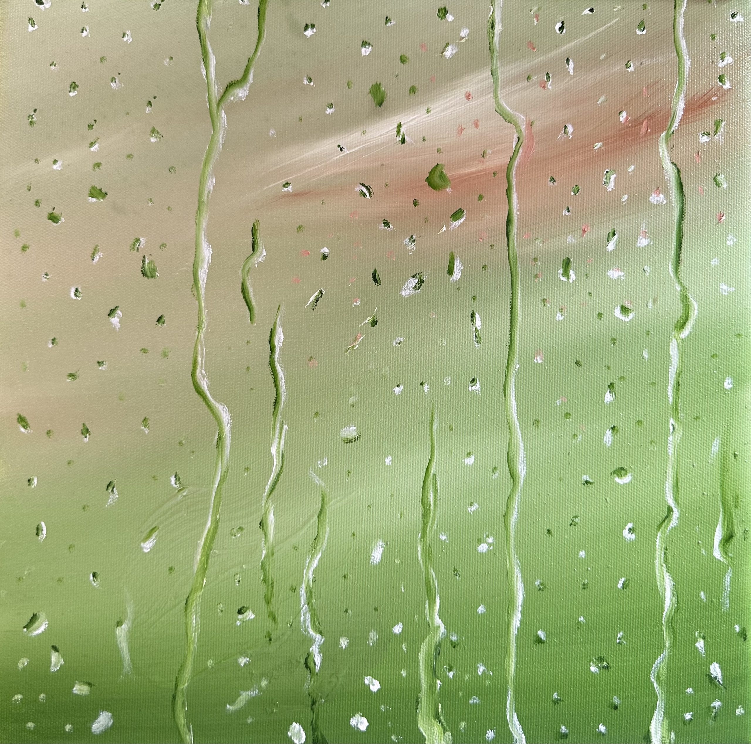 Green Rain Alanah Jarvis Rain Art