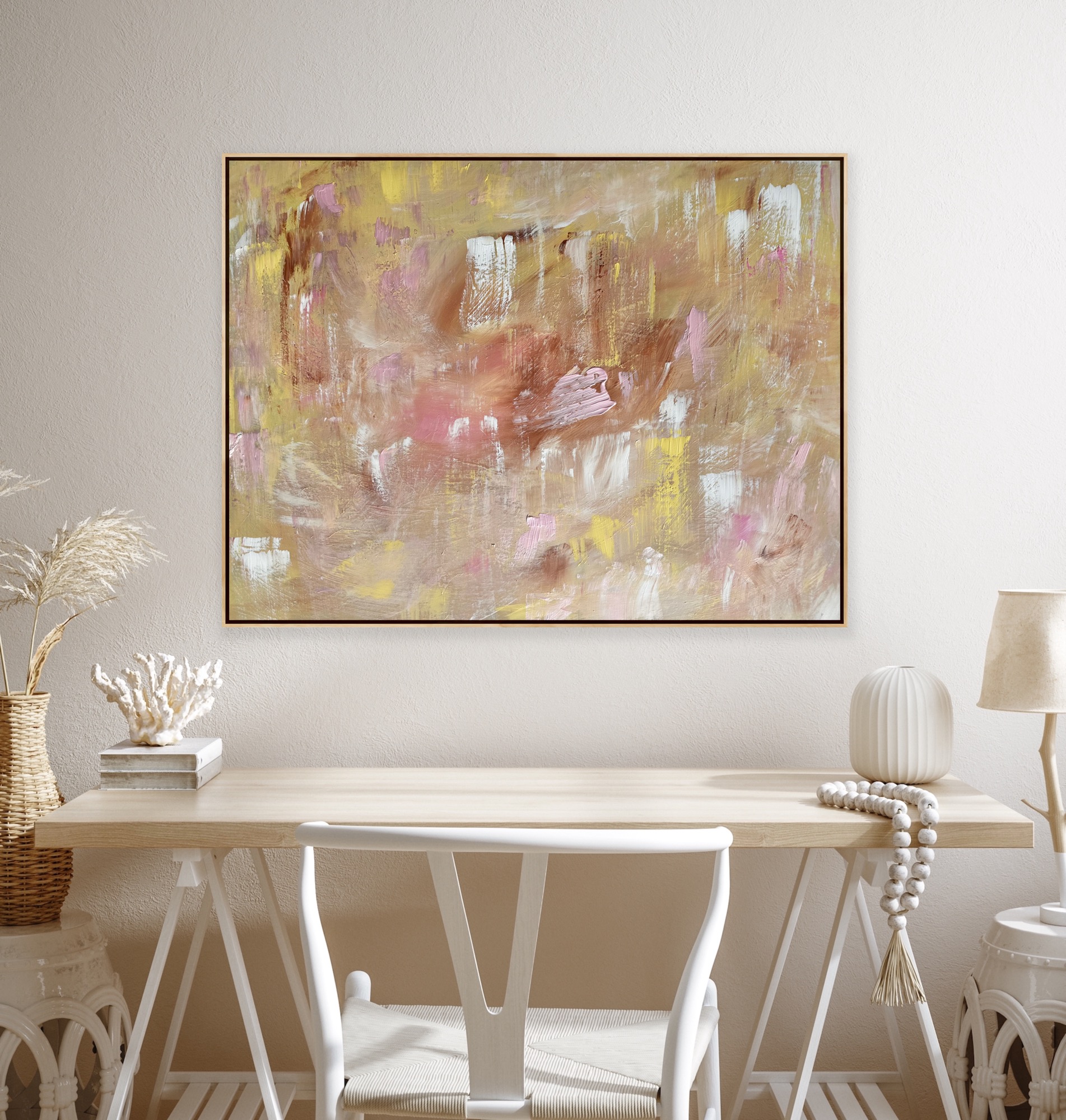 Coastal Abstract Art Office Art