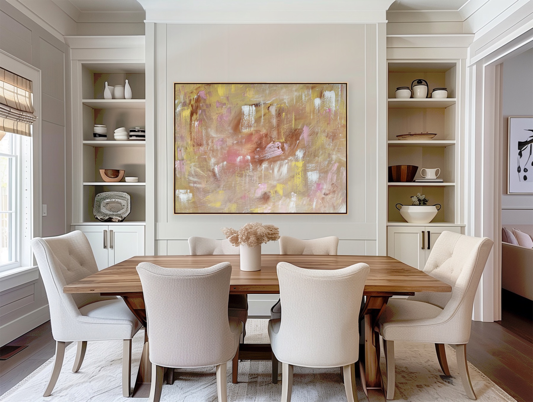Neutral Dining Alanah Jarvis Abstract Art