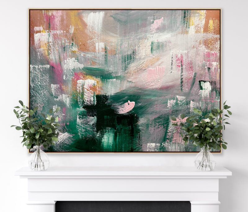 Faded Florals Forest Hues